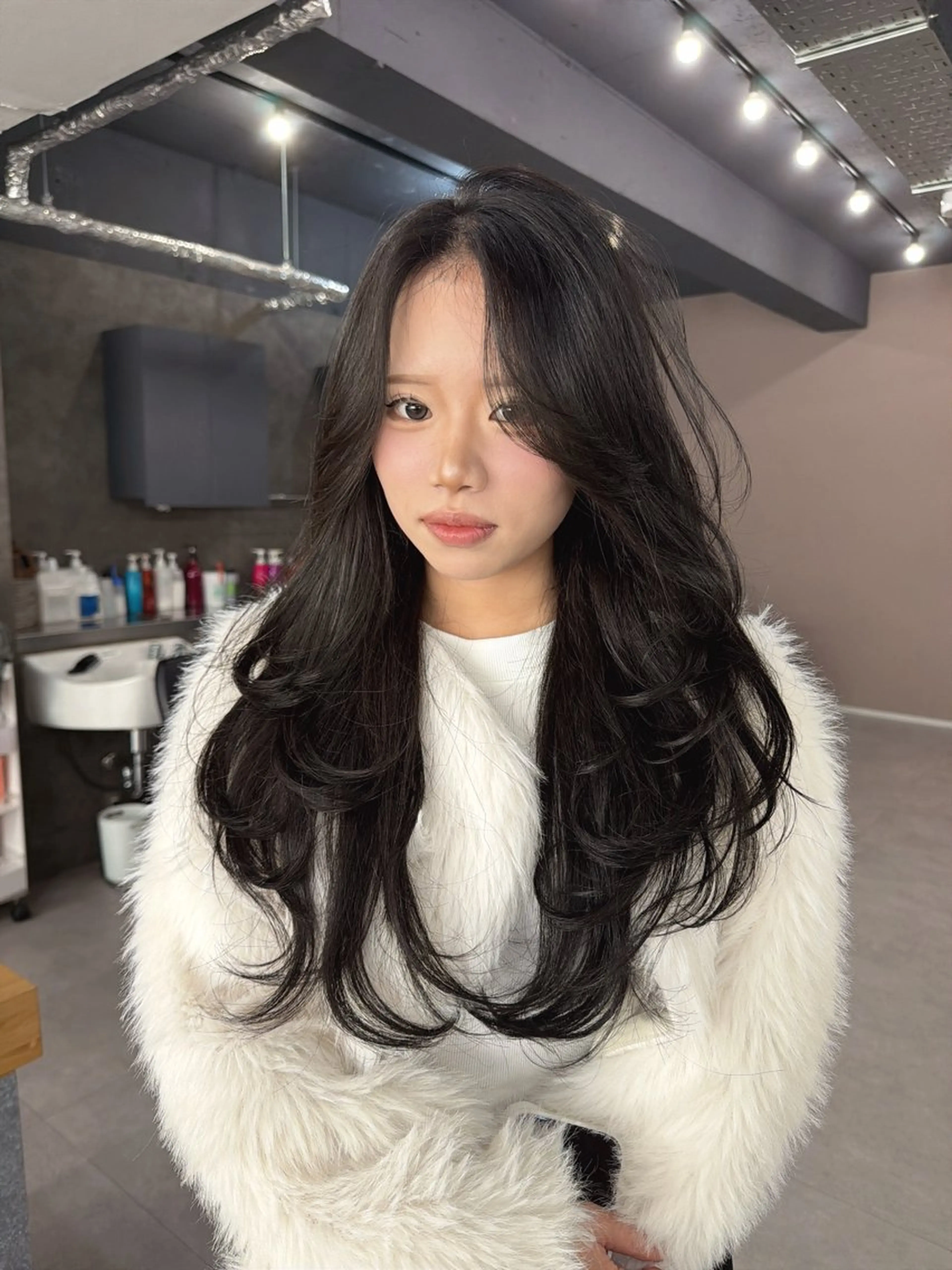 ロング カット トリートメント Ruika/海外ヘア /レイヤーカットのヘアスタイル