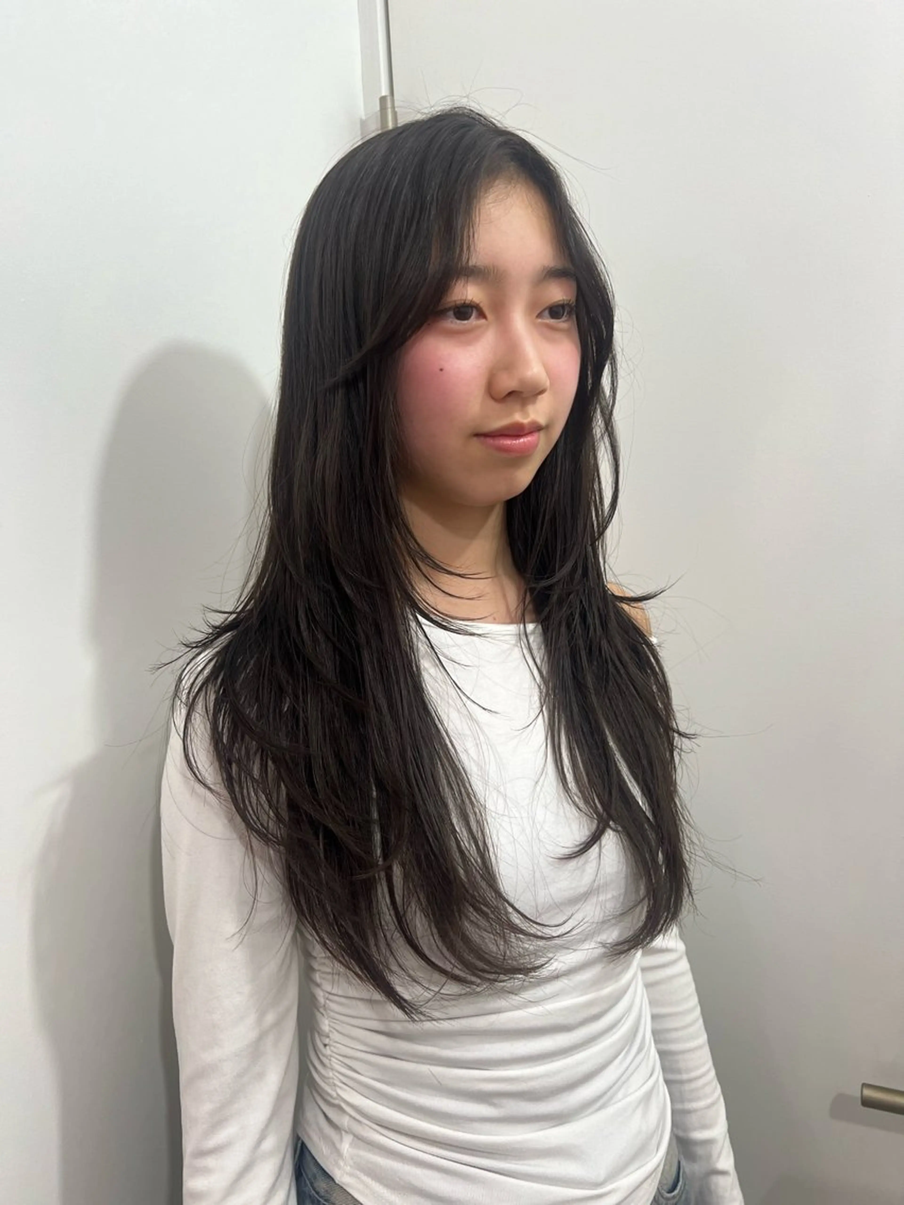 ロング カット 💥ウルフカット デザインあんな💥のヘアスタイル