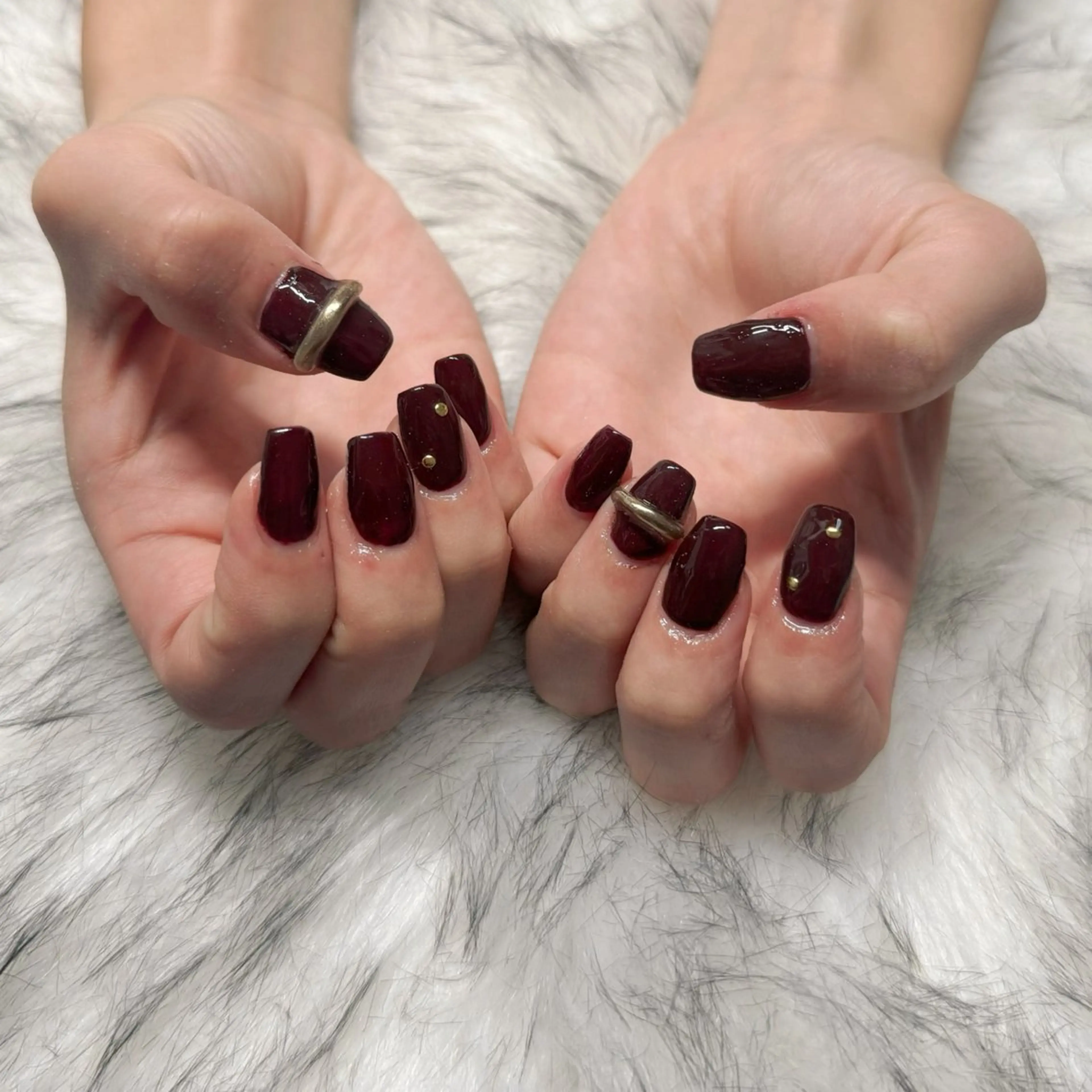 セミロング ハンドネイル mao .のネイルデザイン