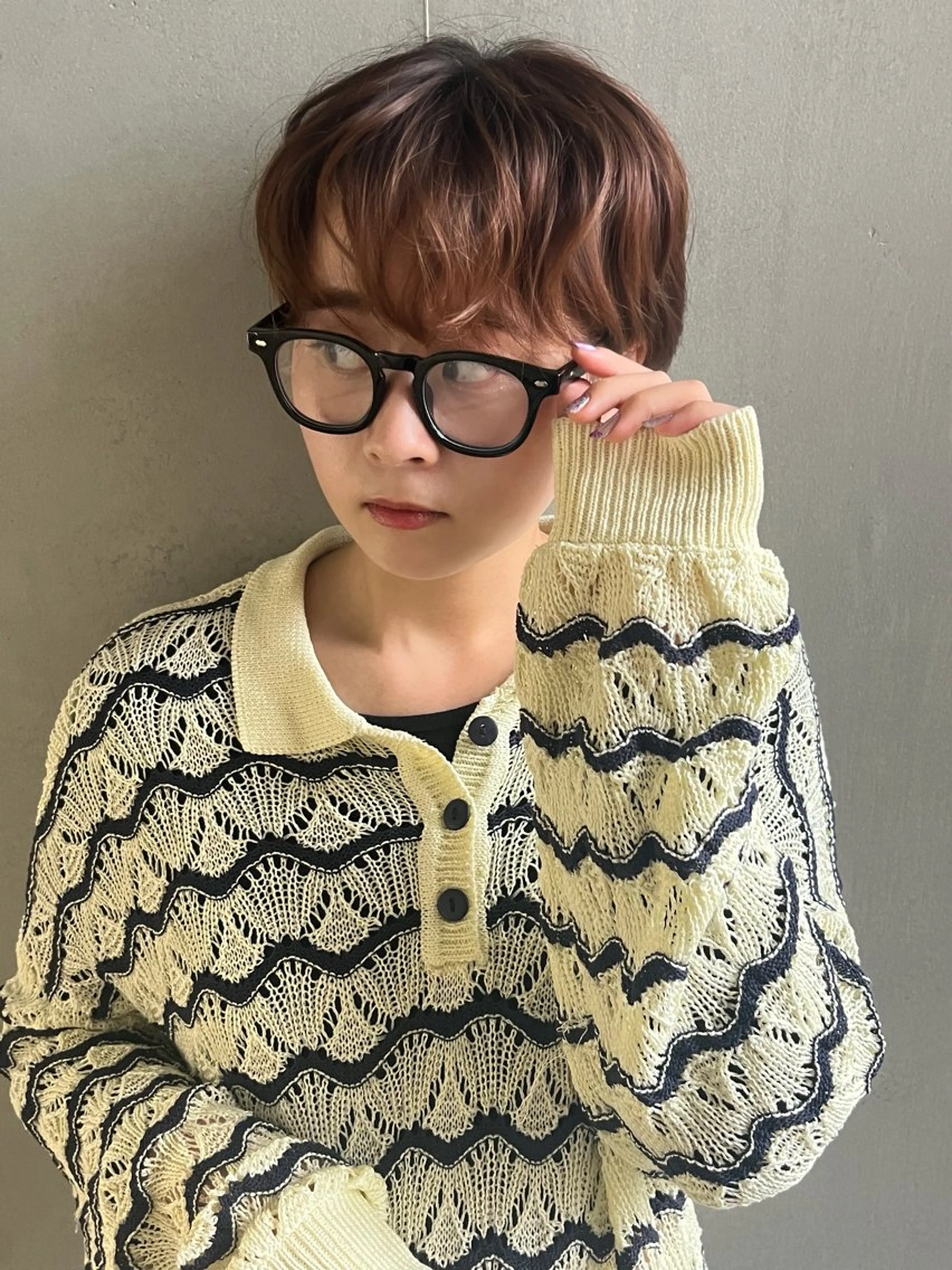 ショート 透明感カラー🫧 ミクのヘアスタイル