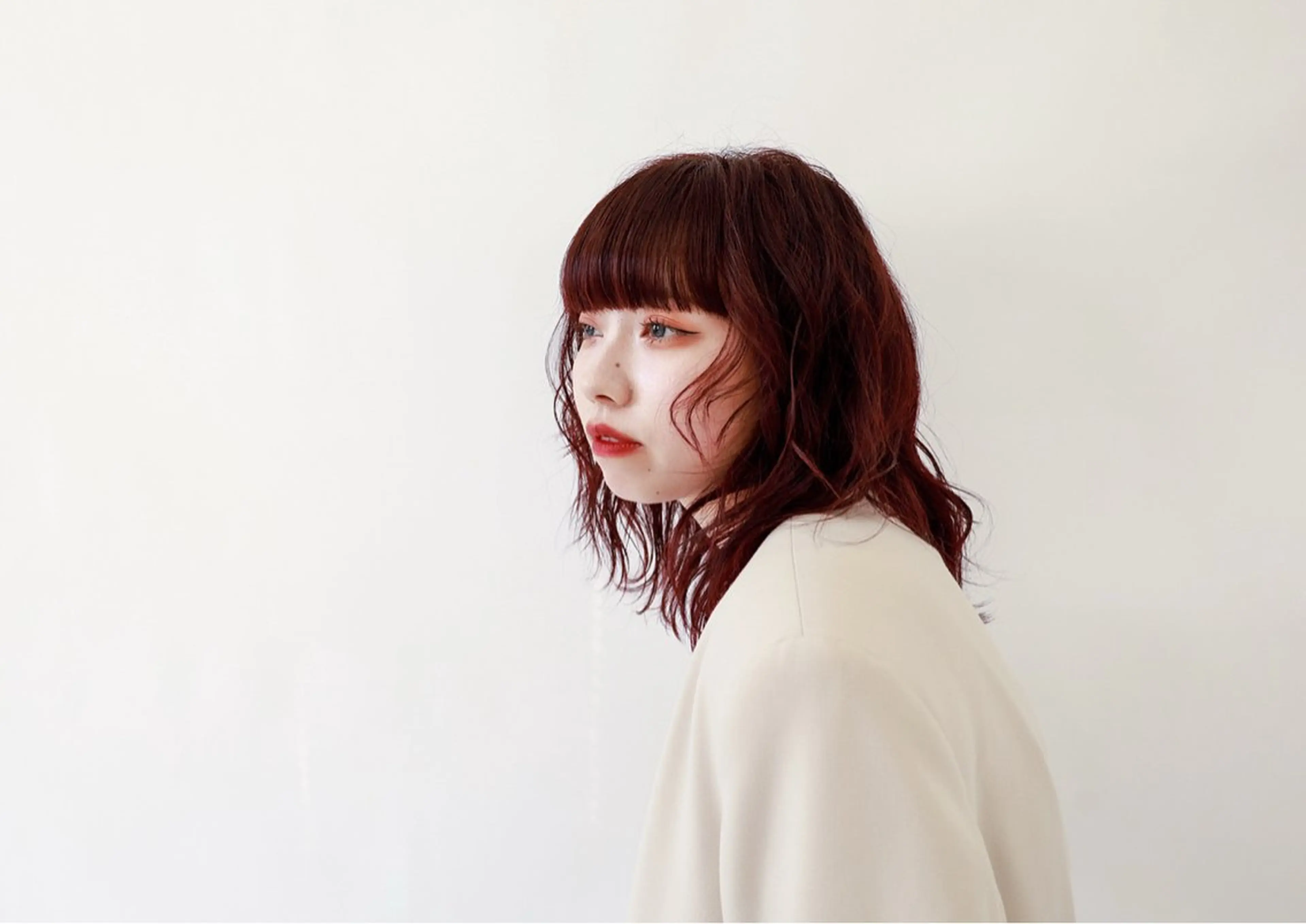 ミディアム カット ヘアカラー トリートメント 中村未夢🤍ブリーチ なしダブルカラー🤍のヘアスタイル