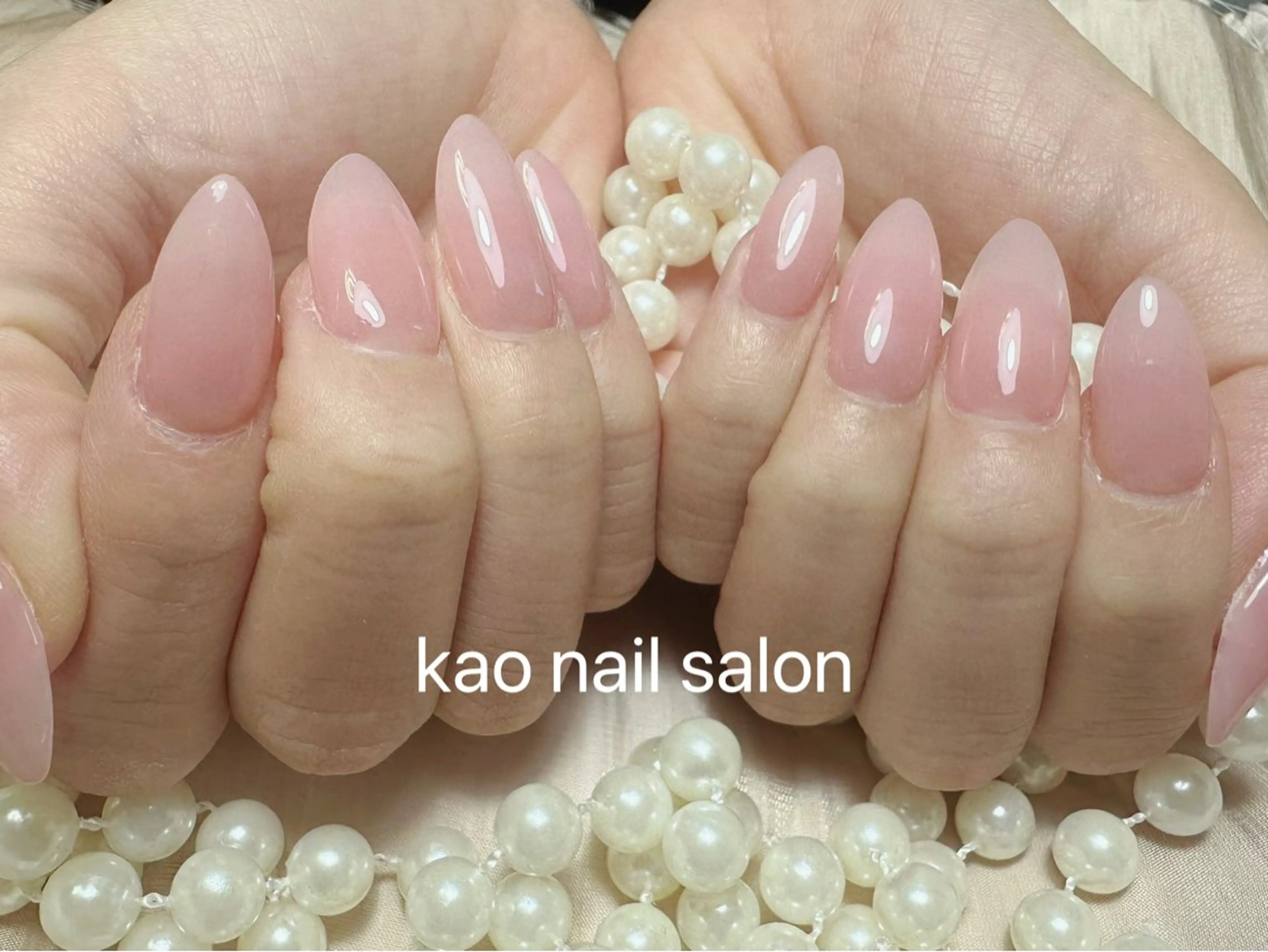 ネイル ハンドネイル kao  パラジェル スカルプ/長さだしのネイルデザイン