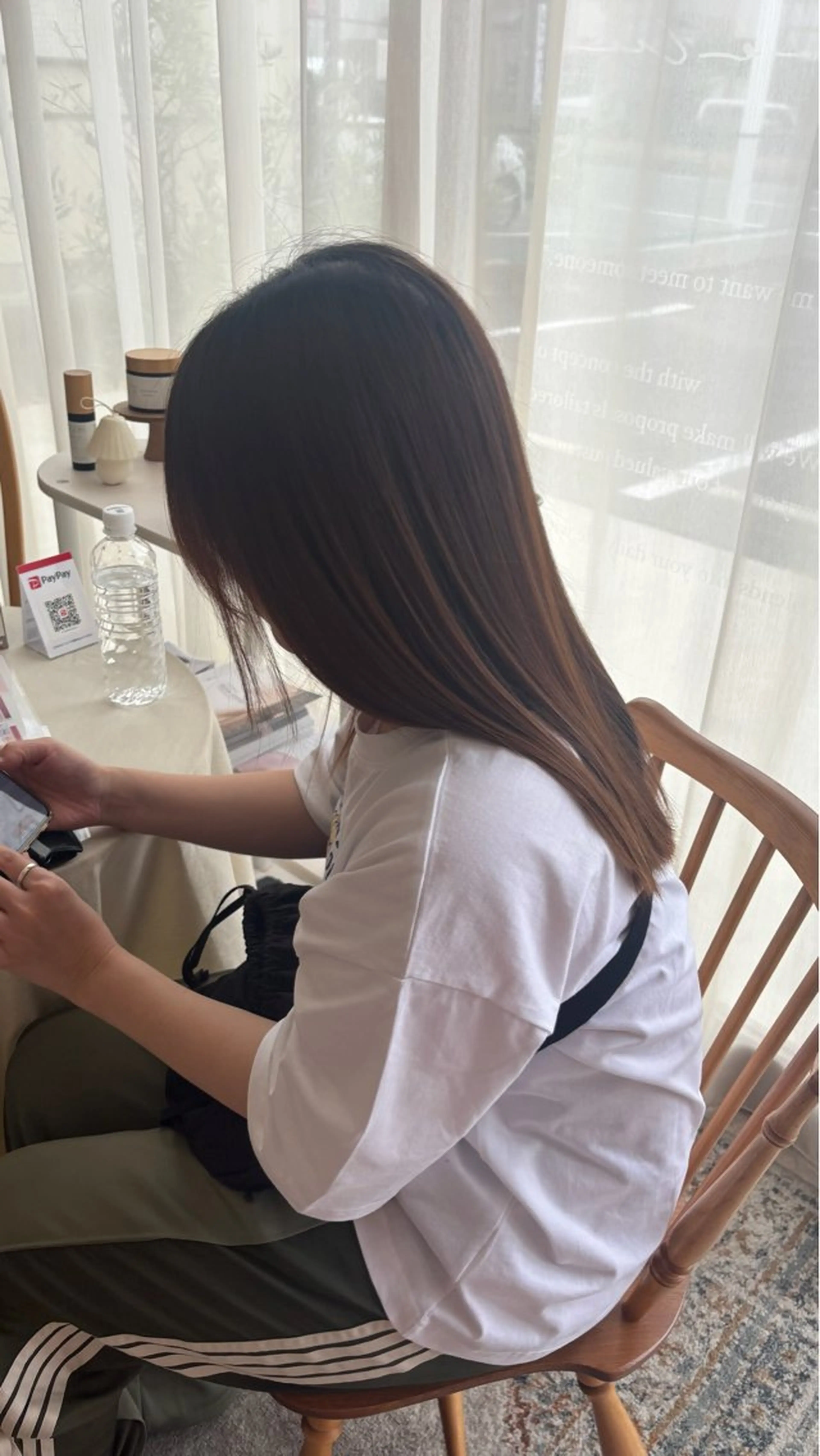 ロング トリートメント 能勢 莉里花のヘアスタイル