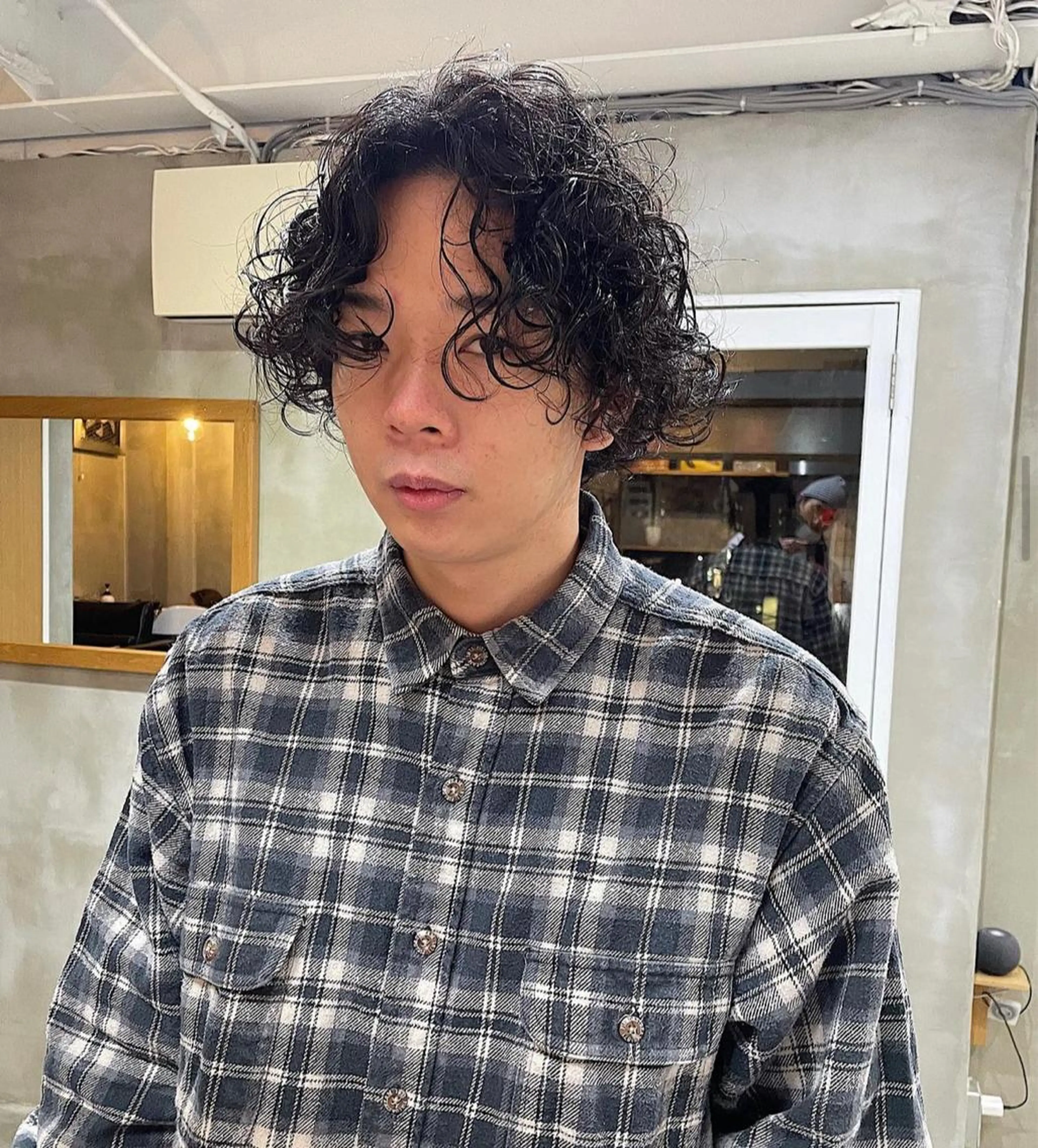 ショート メンズ メンズパーマ 渋谷/原宿/メンズ/ コヤマトモヤのヘアスタイル