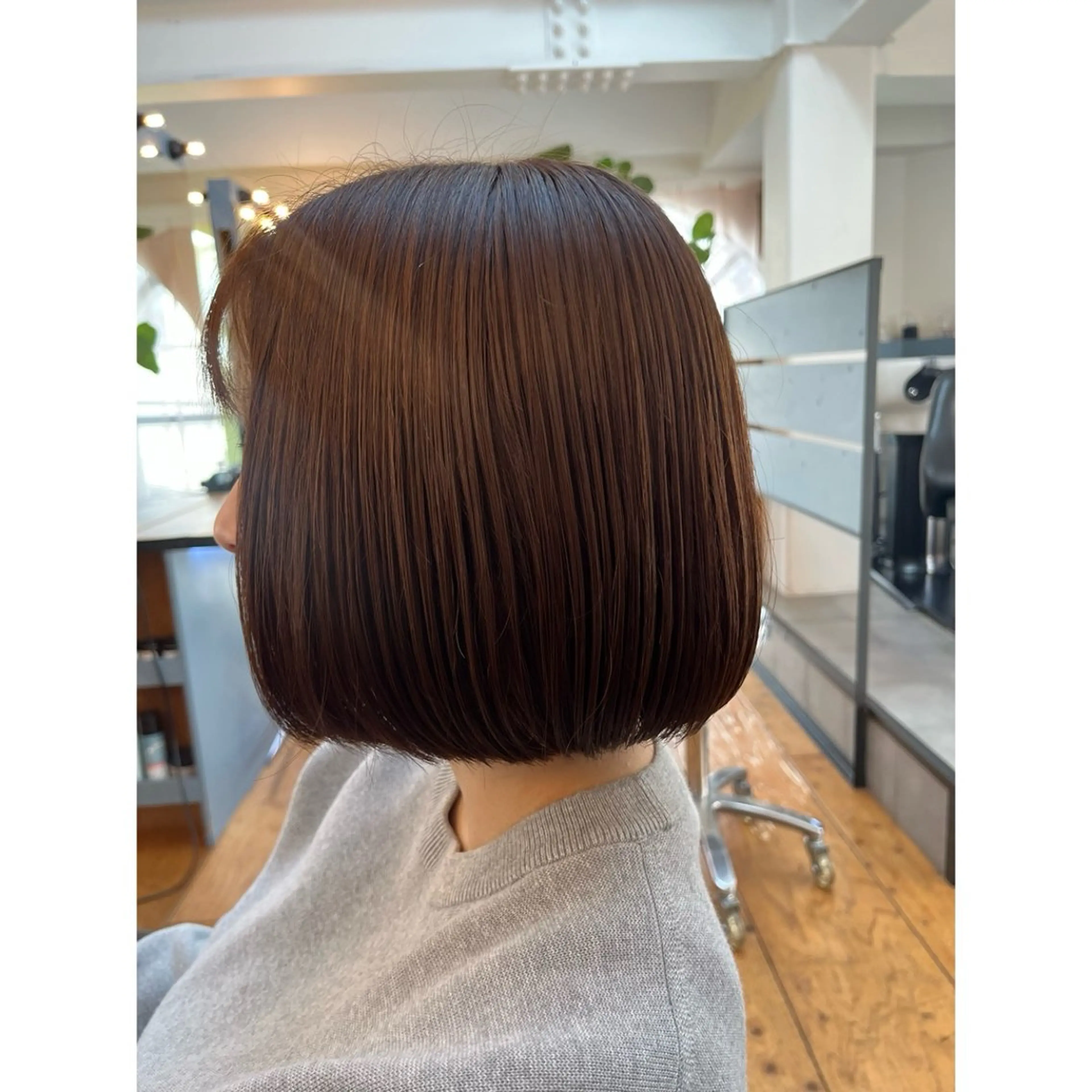 ショート カラー ボブ ショートヘア トリートメント Lagom なかだのヘアスタイル