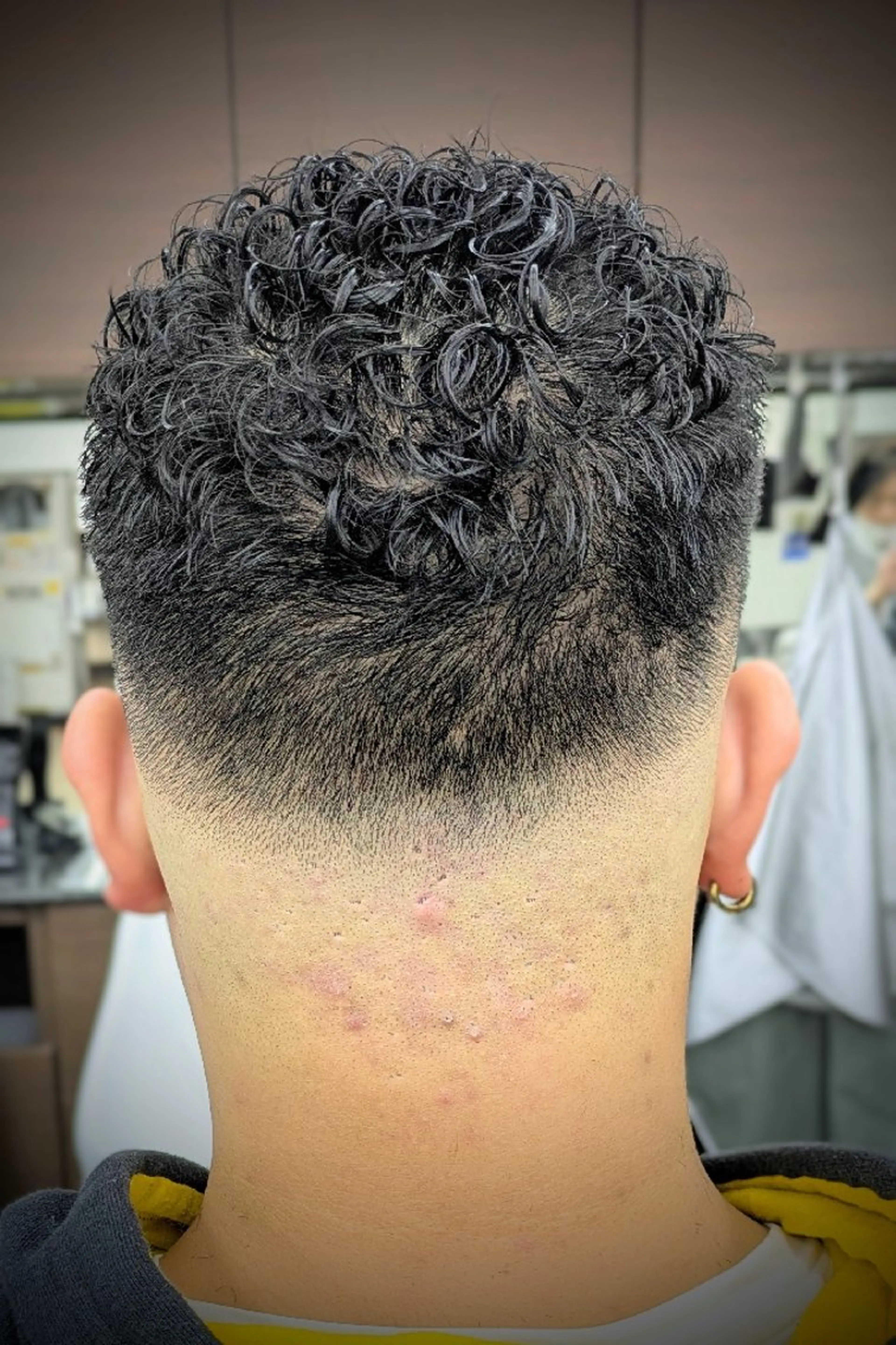 ショート パーマ 理容プラージュ燕三条 福井のヘアスタイル