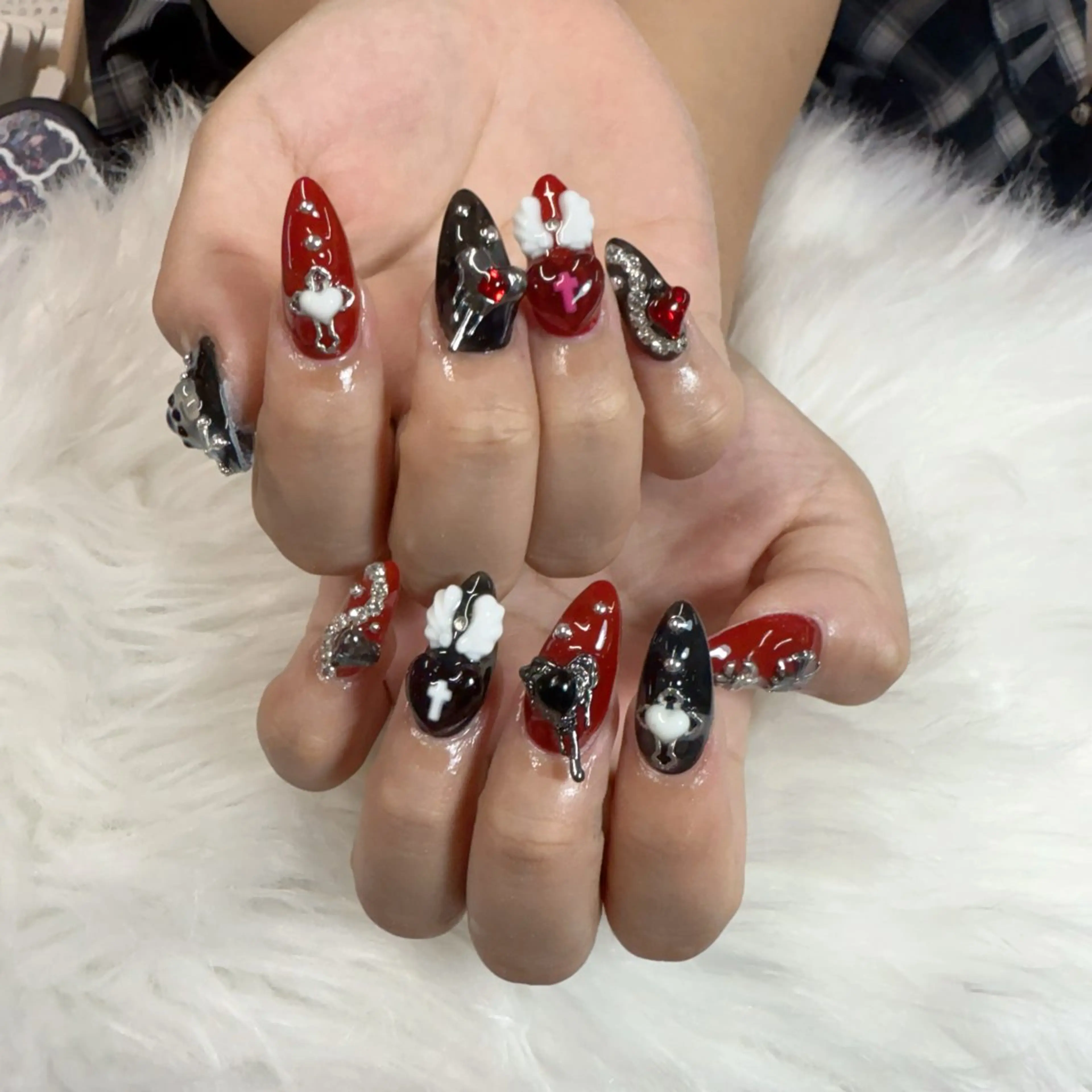 ネイル ハンドネイル 🎀nana🫧 ワンホンネイル🎀のネイルデザイン