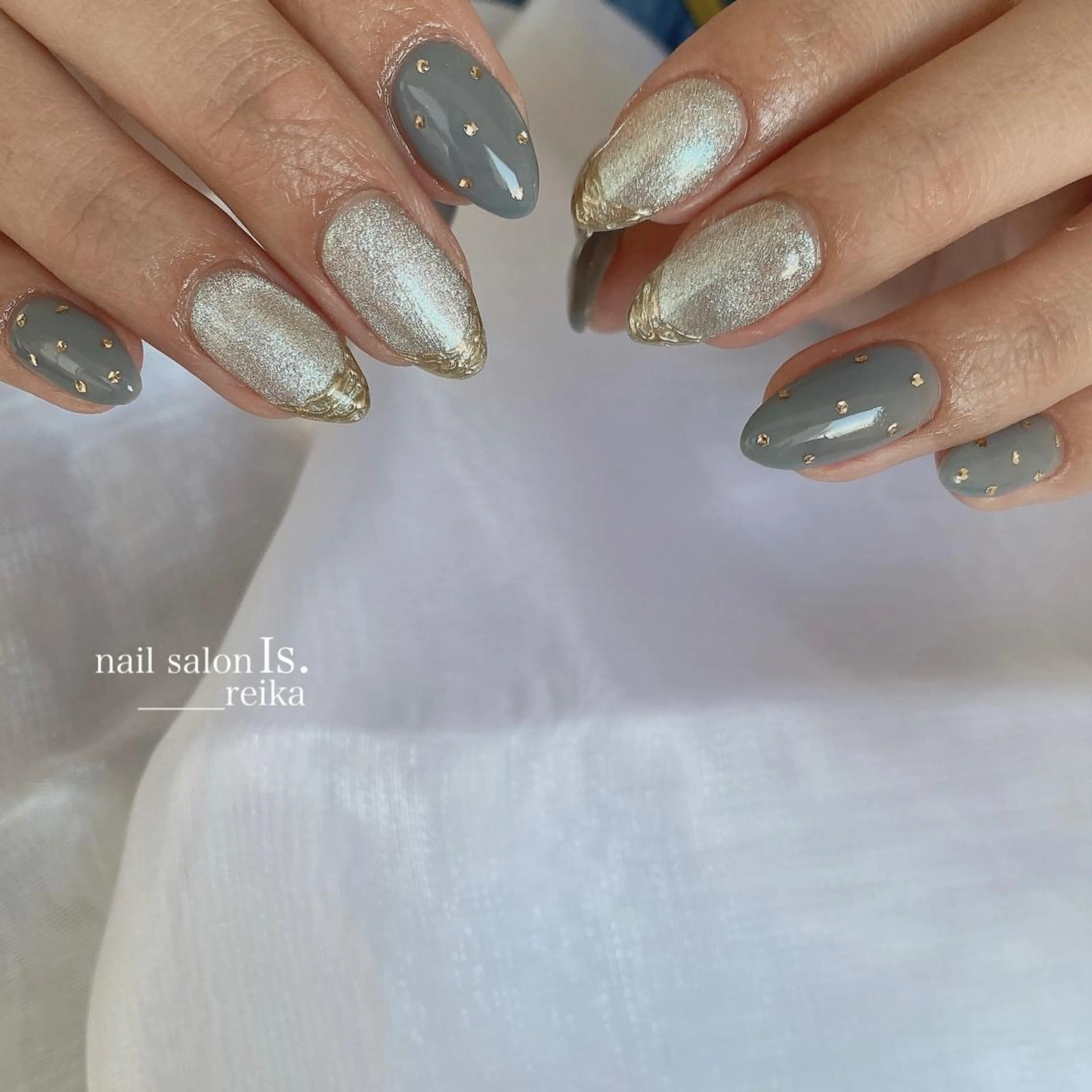 ネイル マグネットネイル nail salon Is.  reikaのネイルデザイン