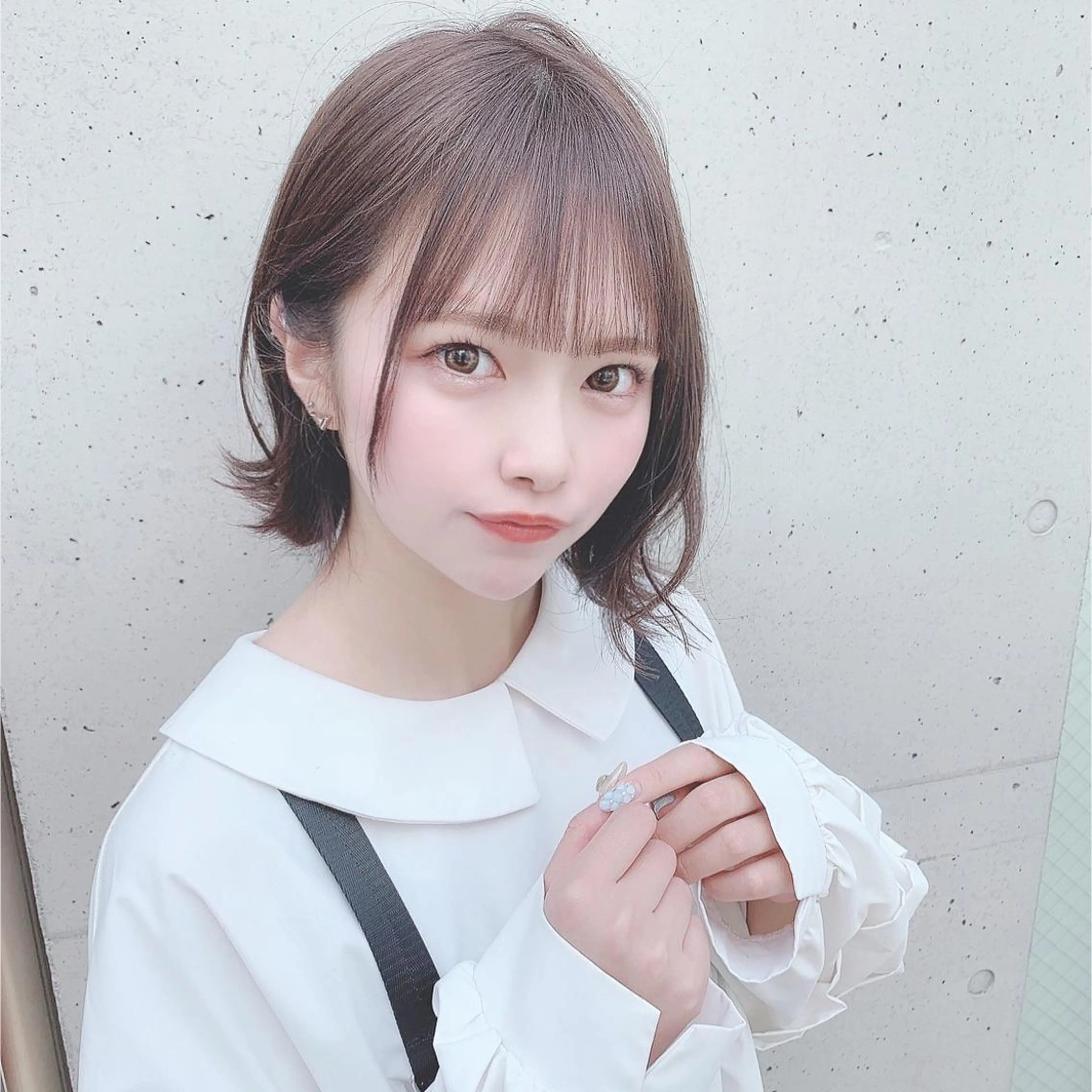 ミディアム カラー グレージュ ラベンダーカラー ラベンダーグレージュ ラベンダーグレー ボブ ✨️美髪矯正×似合わ せ艶カラー✨藤田透のヘアスタイル