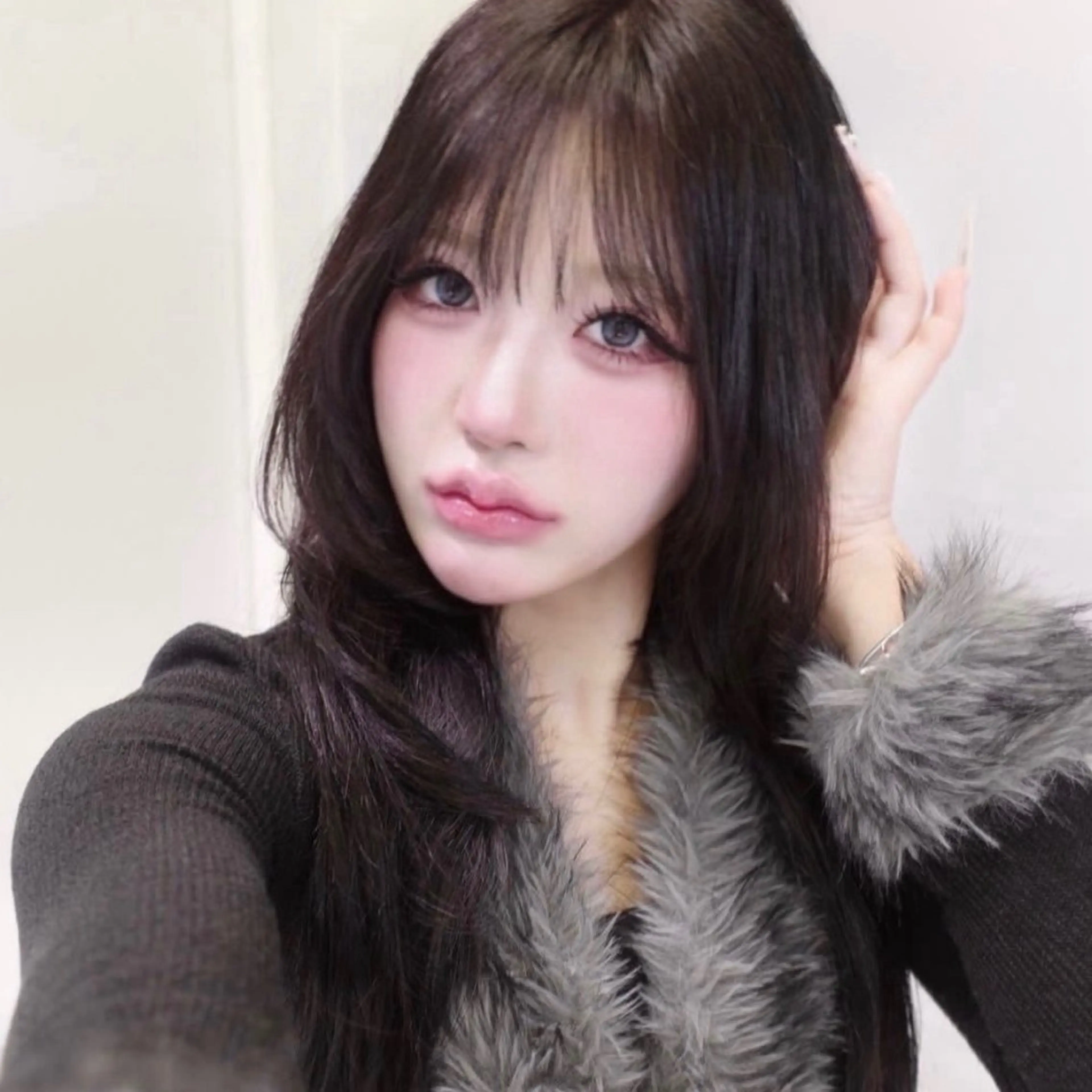 ロング くびれヘア 顔周りカット ハイレイヤー 韓国風ヘア レイヤーカット カット トリートメント Nao/ 大宮/レイヤーカットのヘアスタイル