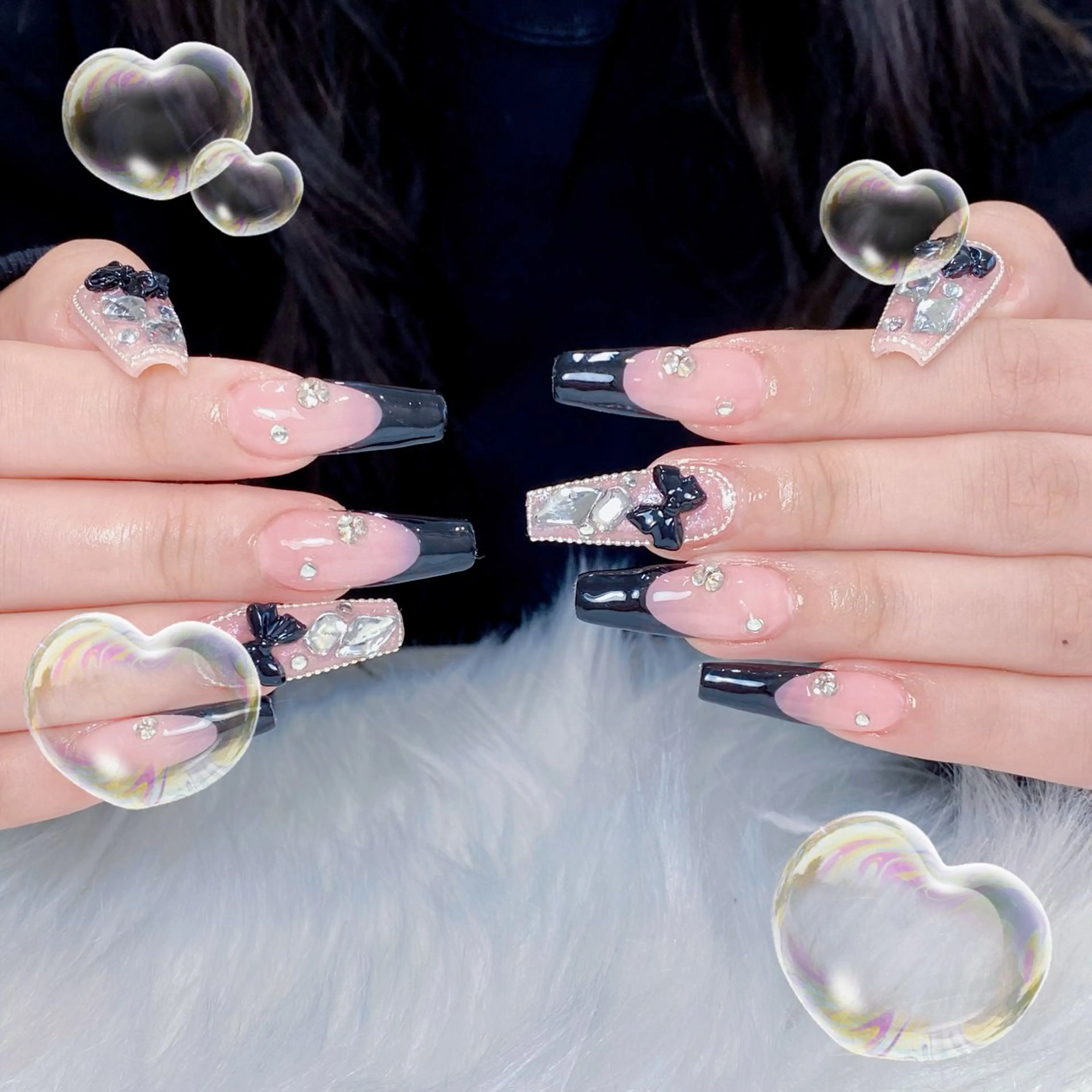 カラー グラデーションカラー ピンクカラー ハンドネイル AIN Nailのネイルデザイン