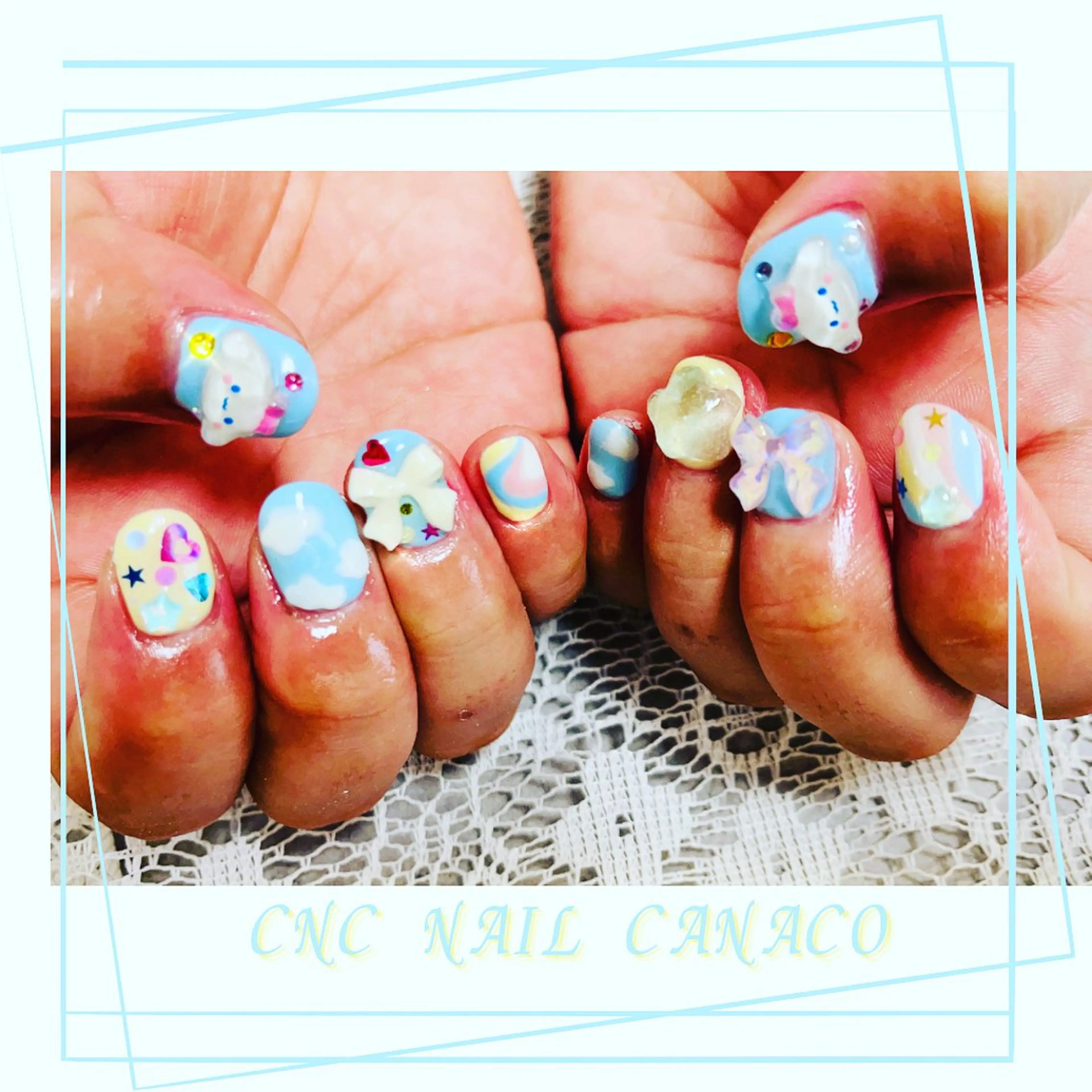 ネイル アートネイル メンズネイル 持ち込み ハンドネイル ハンドケア ベテランネイル cnc  nailのネイルデザイン