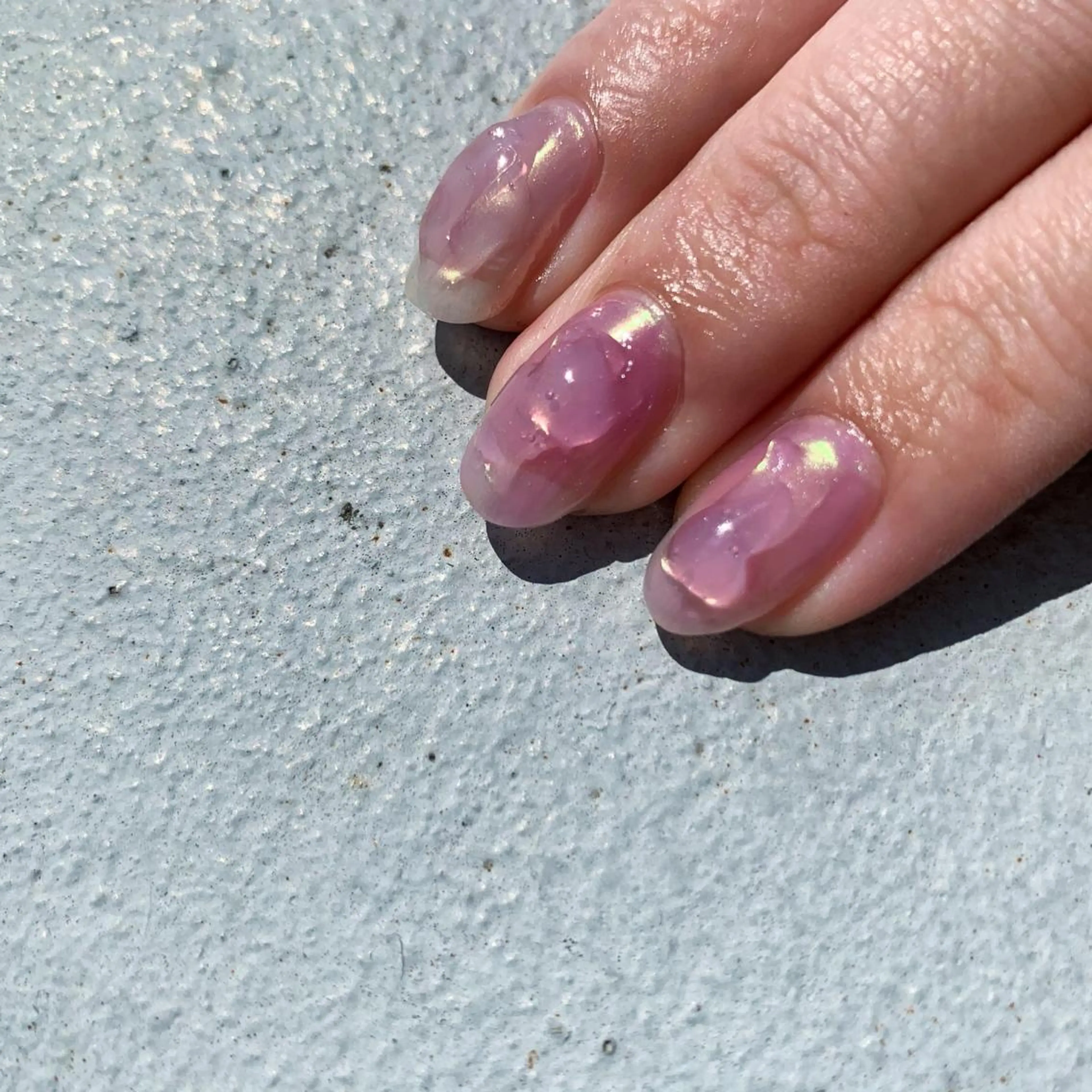 ネイル 氷ネイル・うるうるネイル 《ニュアンスネイル》 risaのネイルデザイン