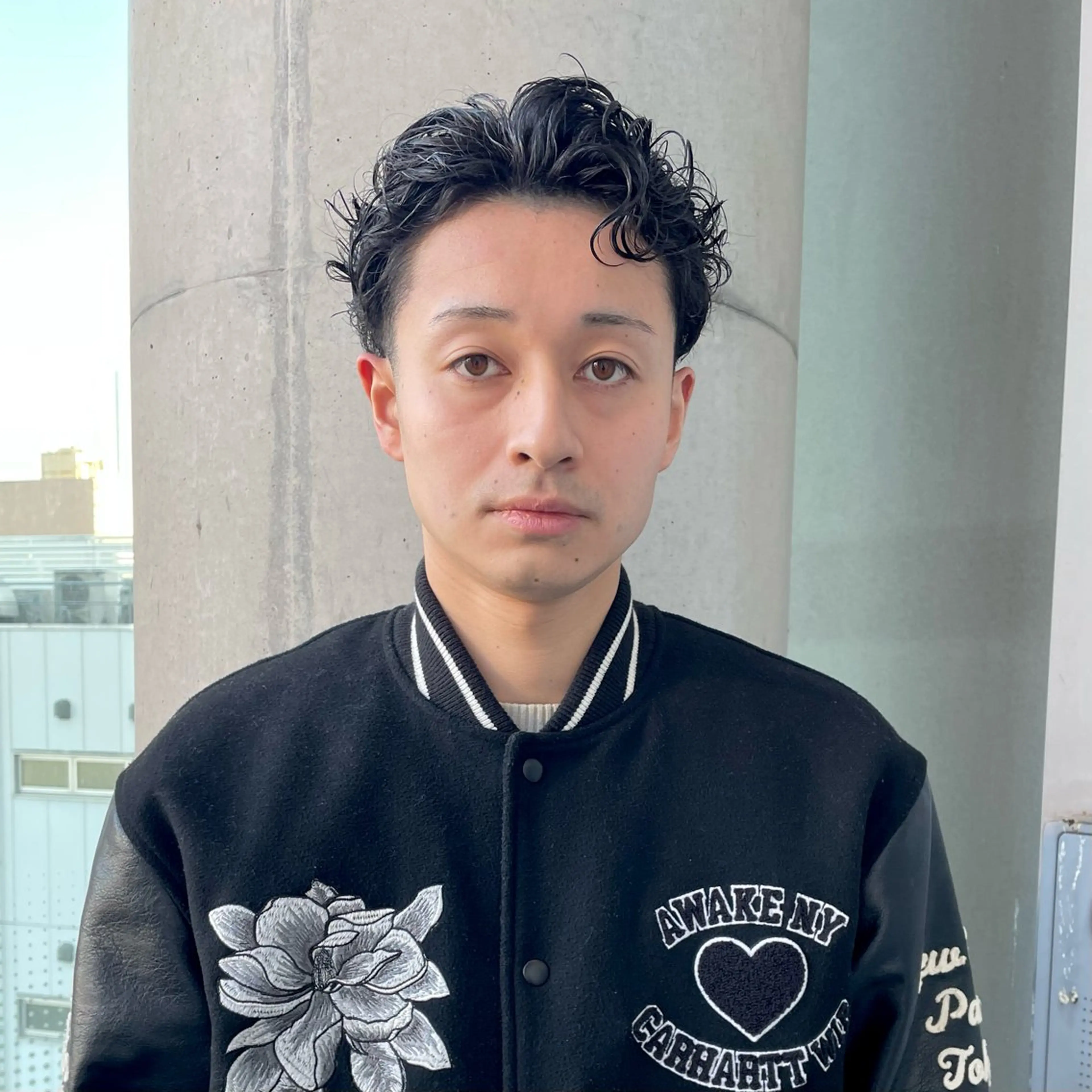 ショート パーマ メンズ メンズパーマ カット パーマ ⚾️横浜メンズカット 阿部龍馬🍺🍔のヘアスタイル