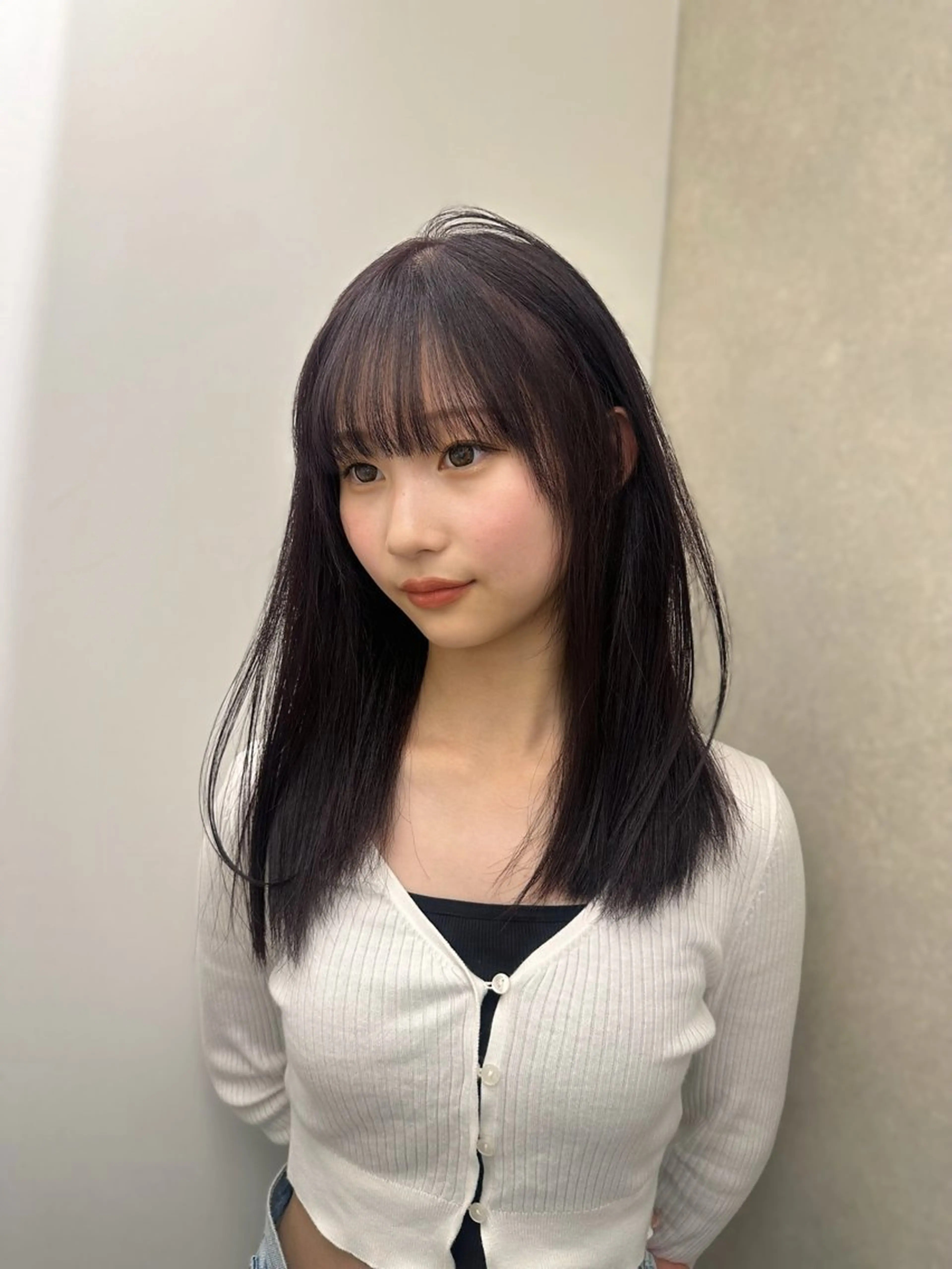 ロング カラー カット ヘアカラー 韓国ヘアメンズ・レデ ィース特化ミクのヘアスタイル