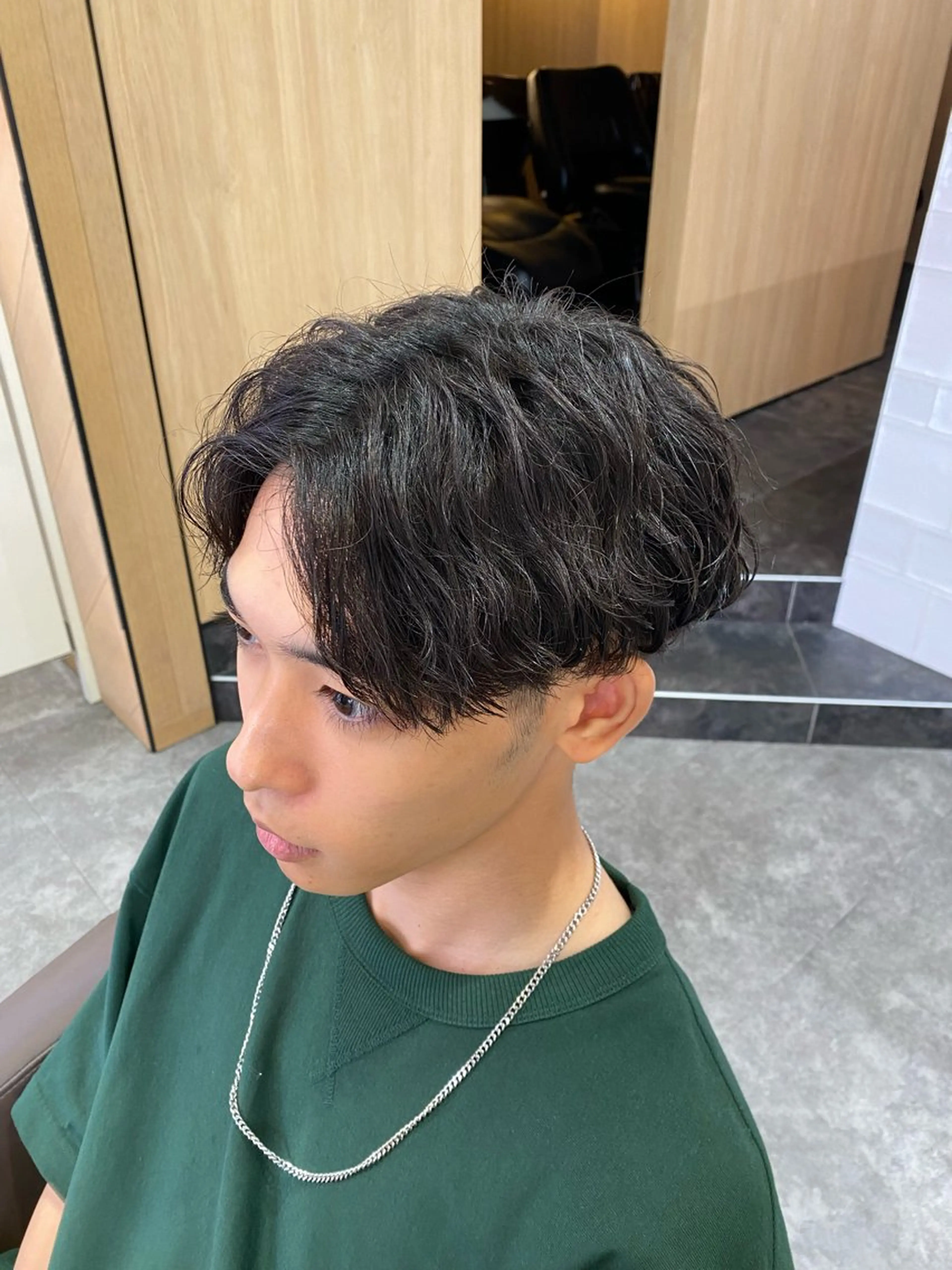 パーマ メンズ メンズ特化LIBER 石川玲央のヘアスタイル