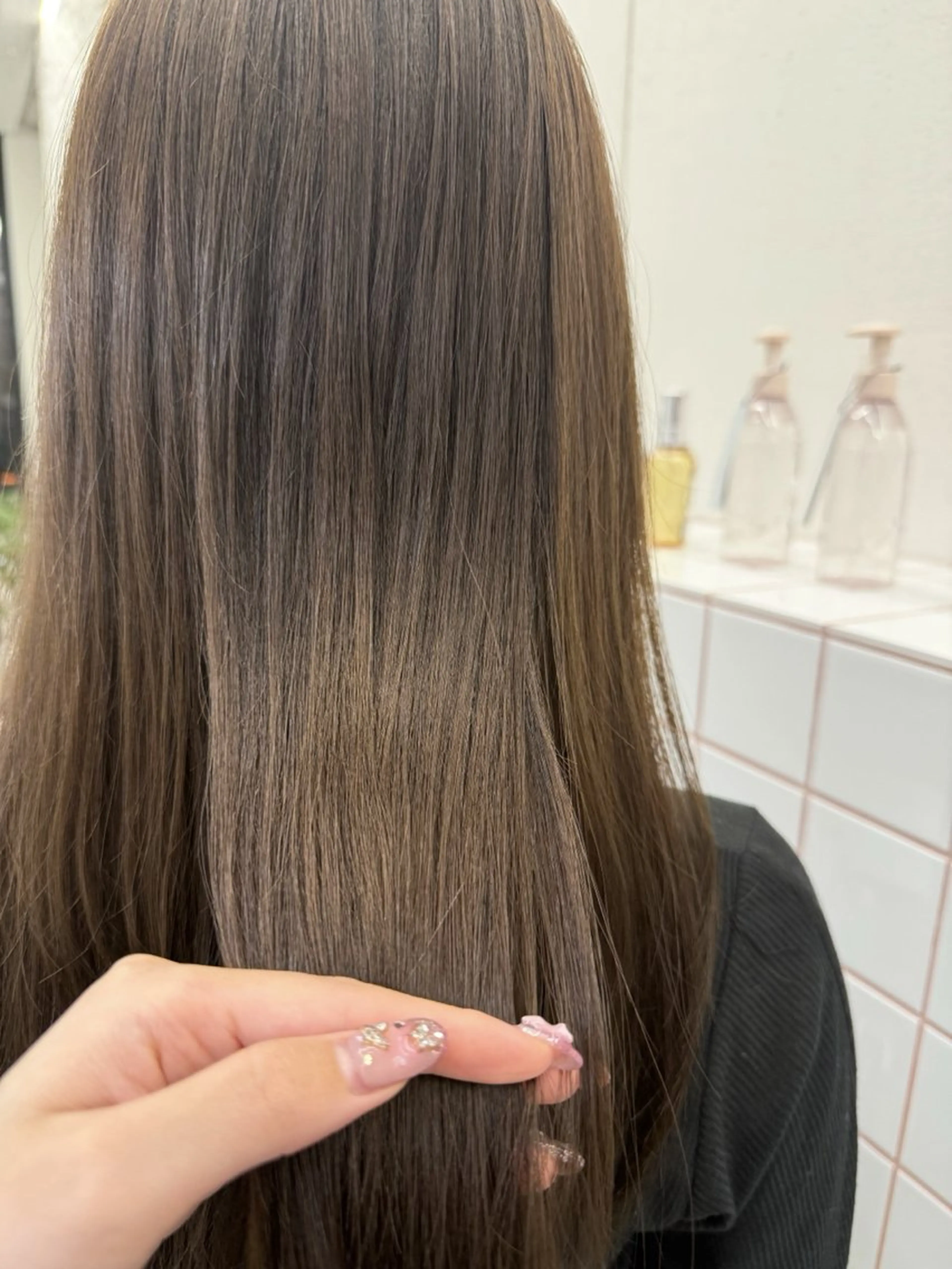 セミロング カット ヘアカラー トリートメント 🌻花屋併設🌻濱 幸帆のヘアスタイル