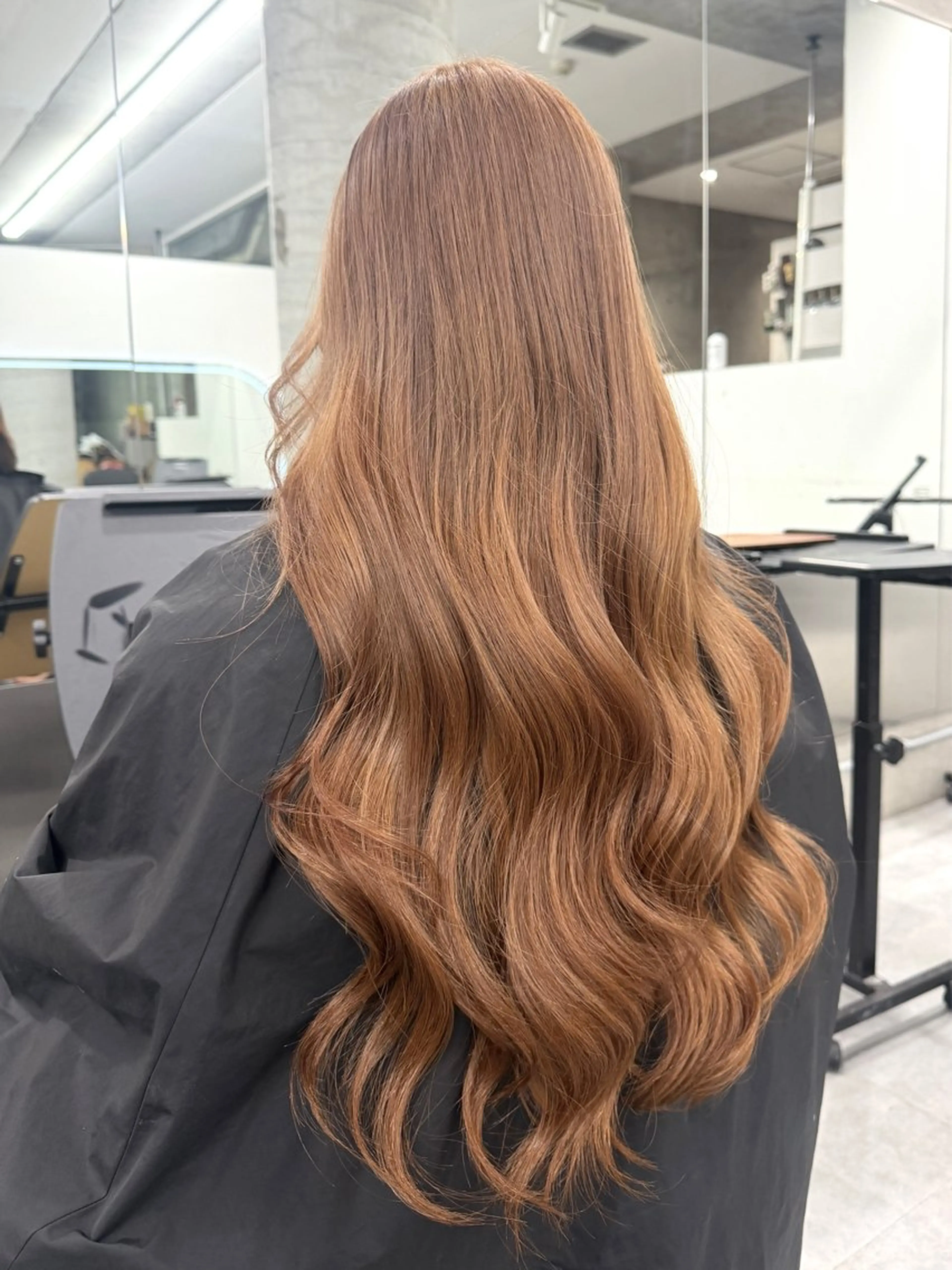 ロング カラー ヘアカラー トリートメント Kotoko🖤/海 外/バレイヤージュのヘアスタイル