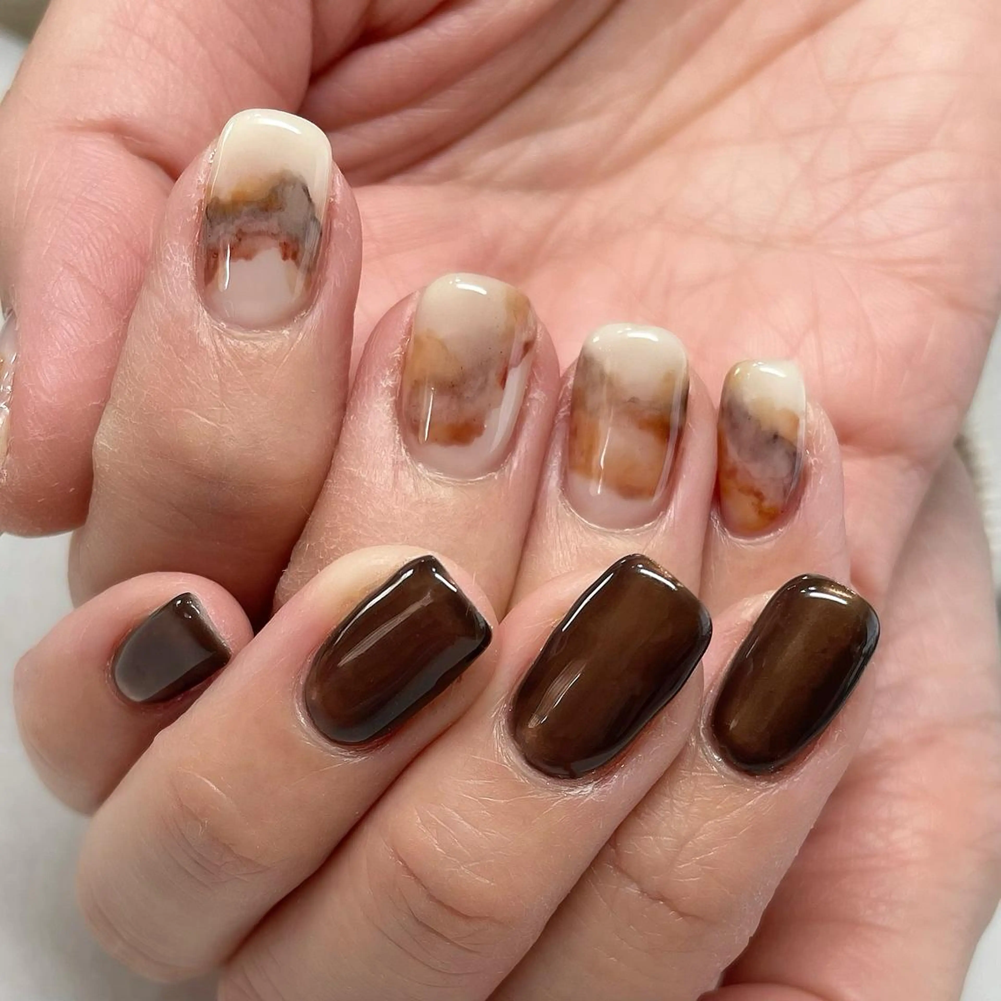 ネイル ジェルネイル 東 千夏のネイルデザイン