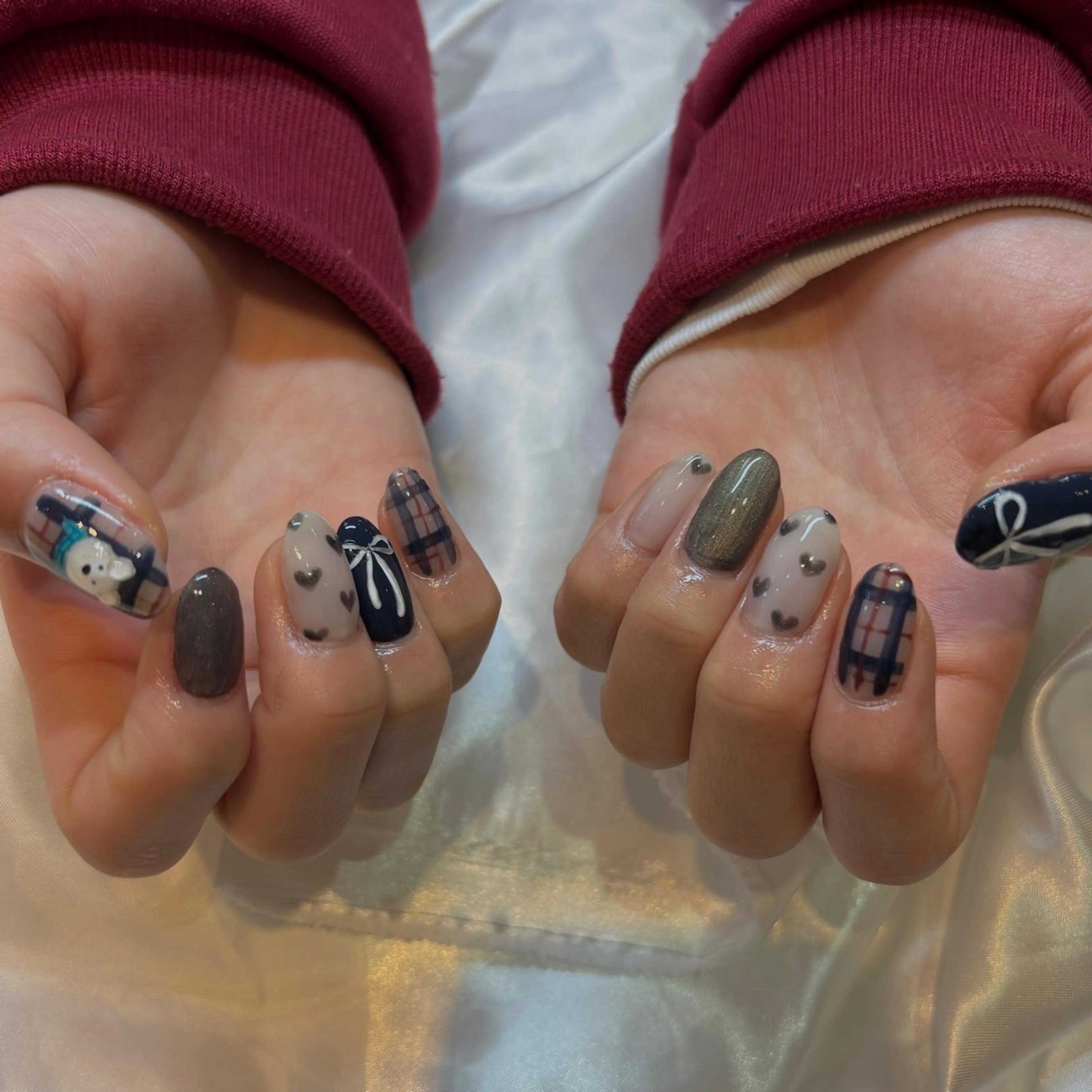 ネイル YURIN 𓈒ㅤׂ 𝜗𝜚のネイルデザイン