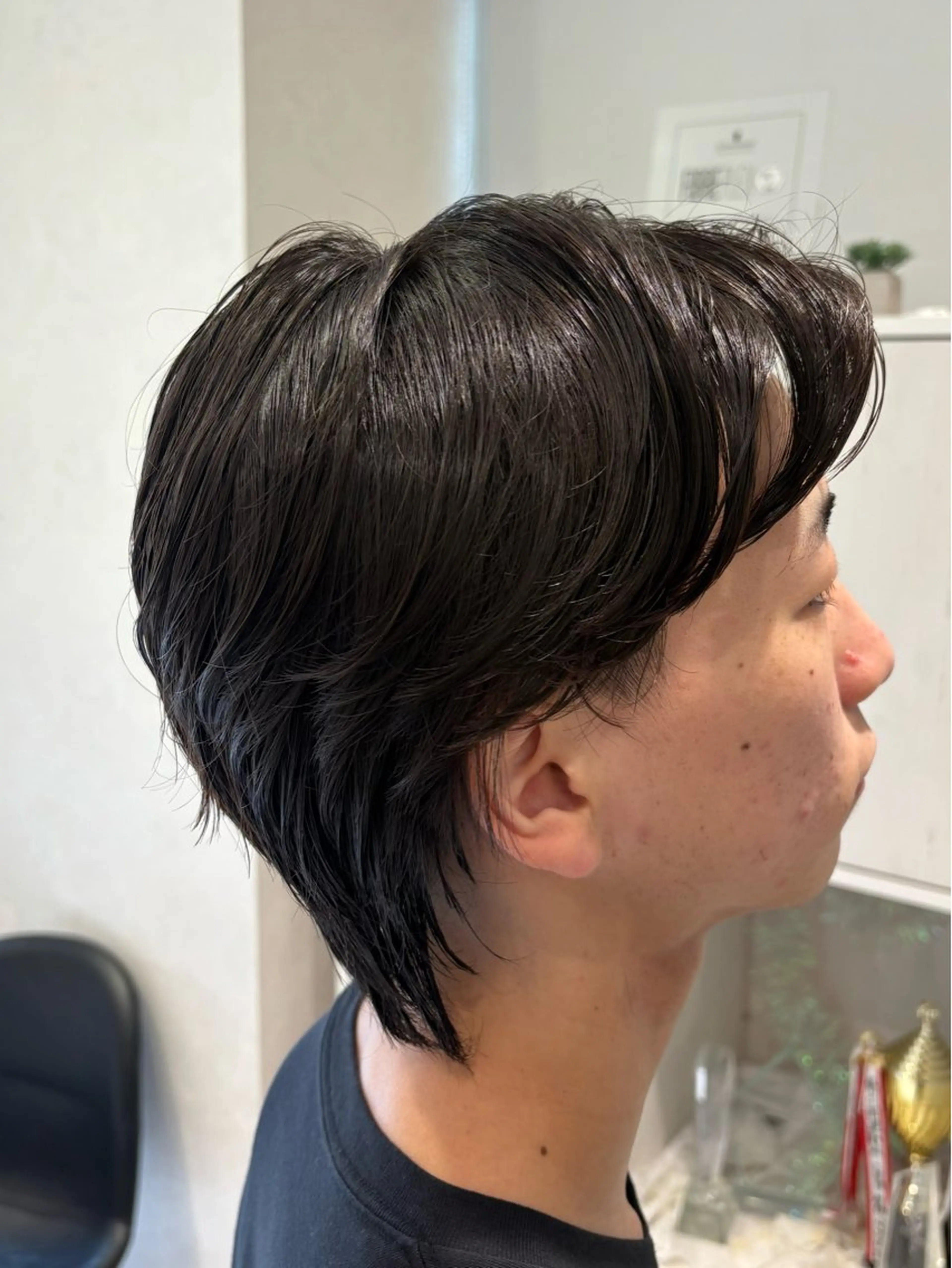 メンズ カット パーマ 宮下 志織のヘアスタイル
