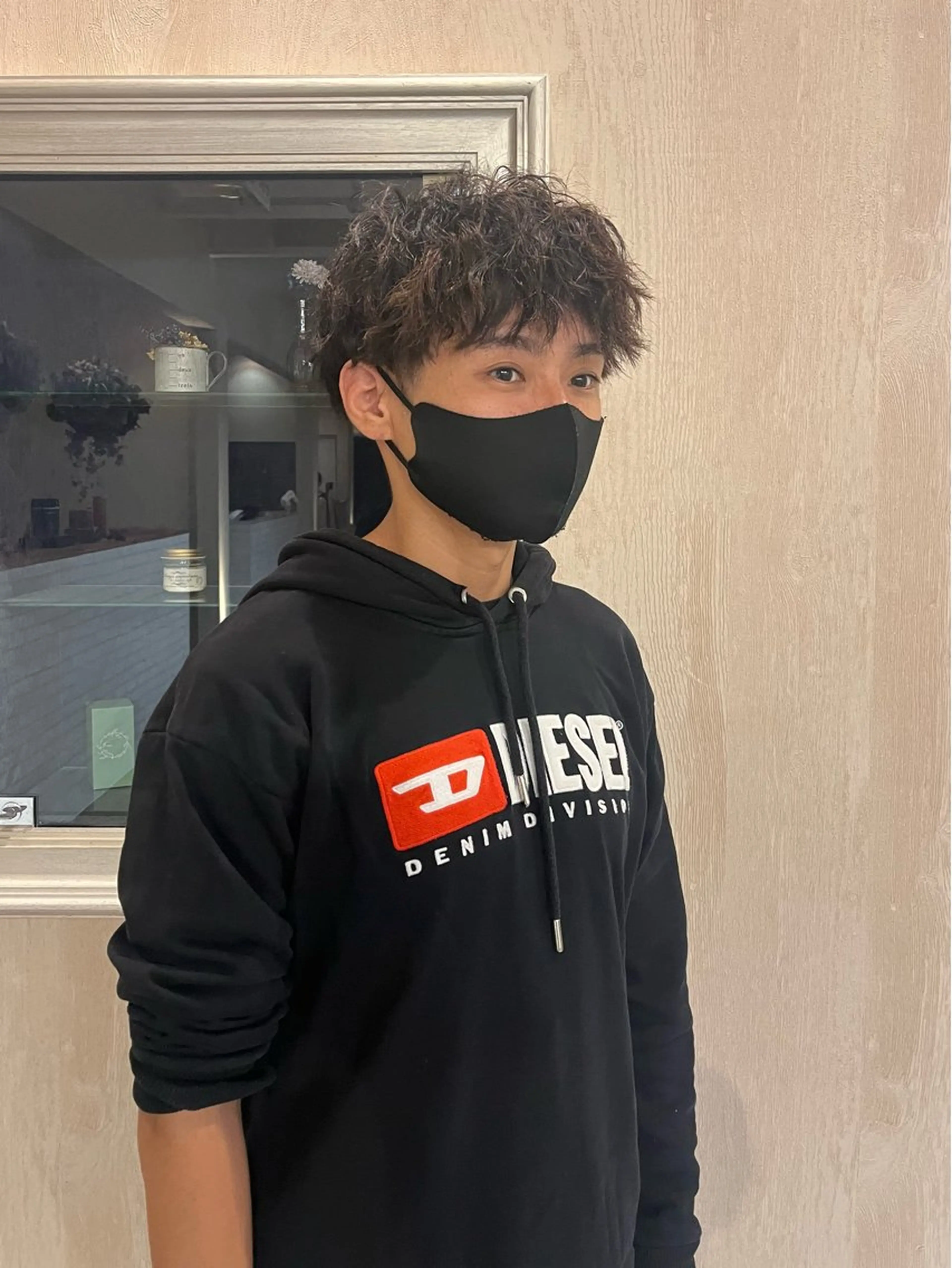 パーマ メンズ Rosierbleu 大工のヘアスタイル