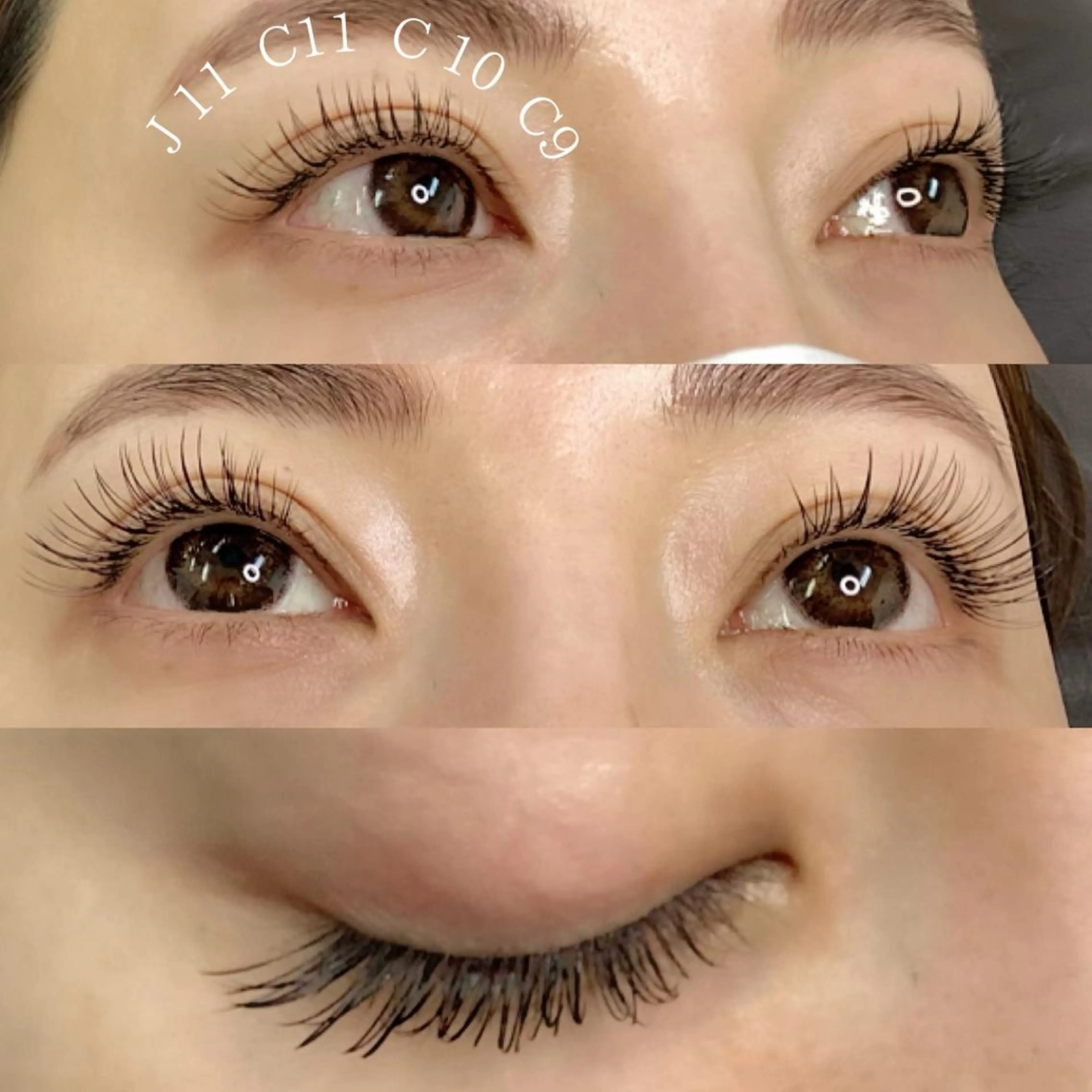 マツエク・マツパ フラットラッシュ 笠原 美里のマツエク・マツパデザイン