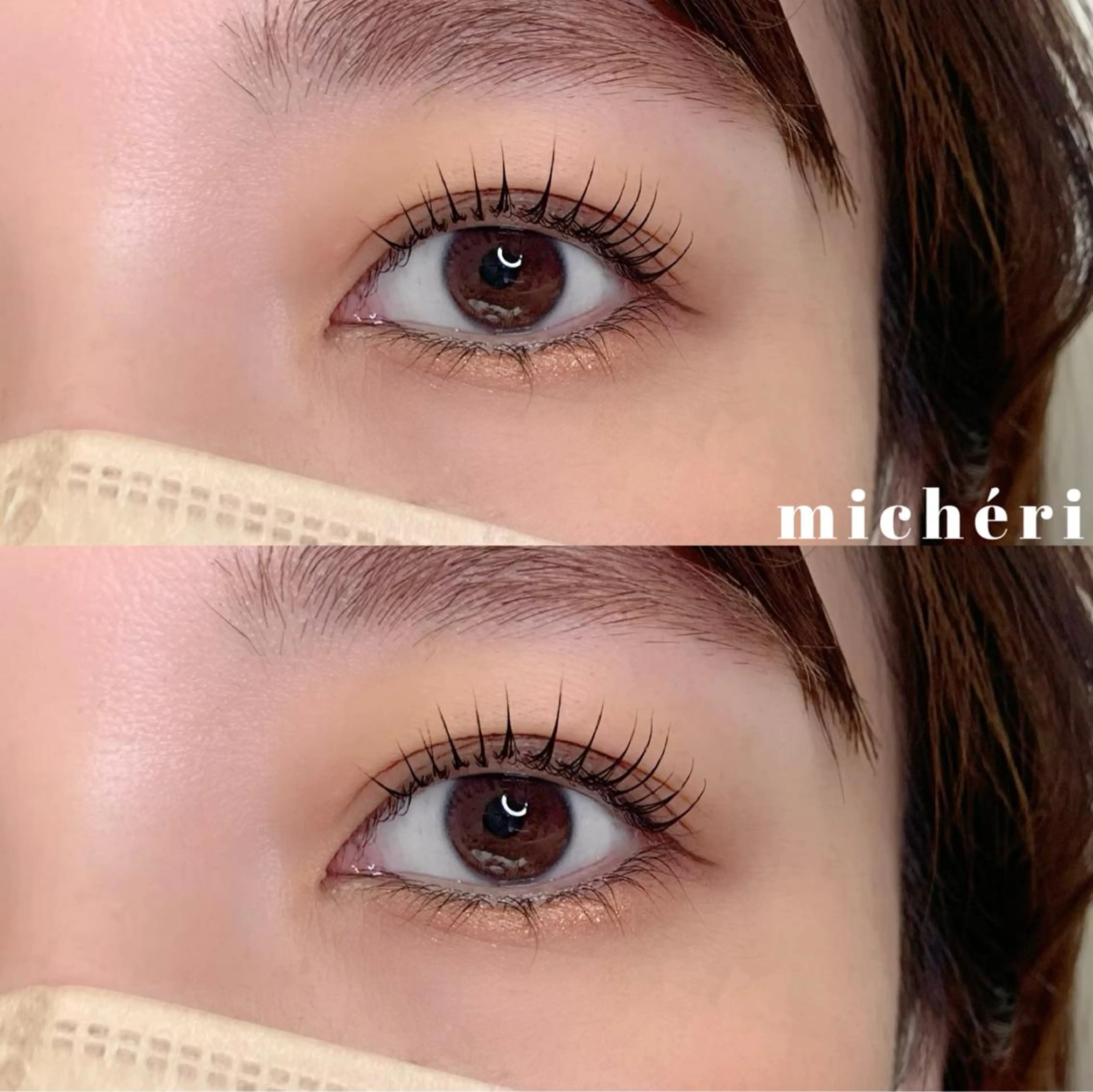 マツエク・マツパ マツパ micheri Risaのマツエク・マツパデザイン