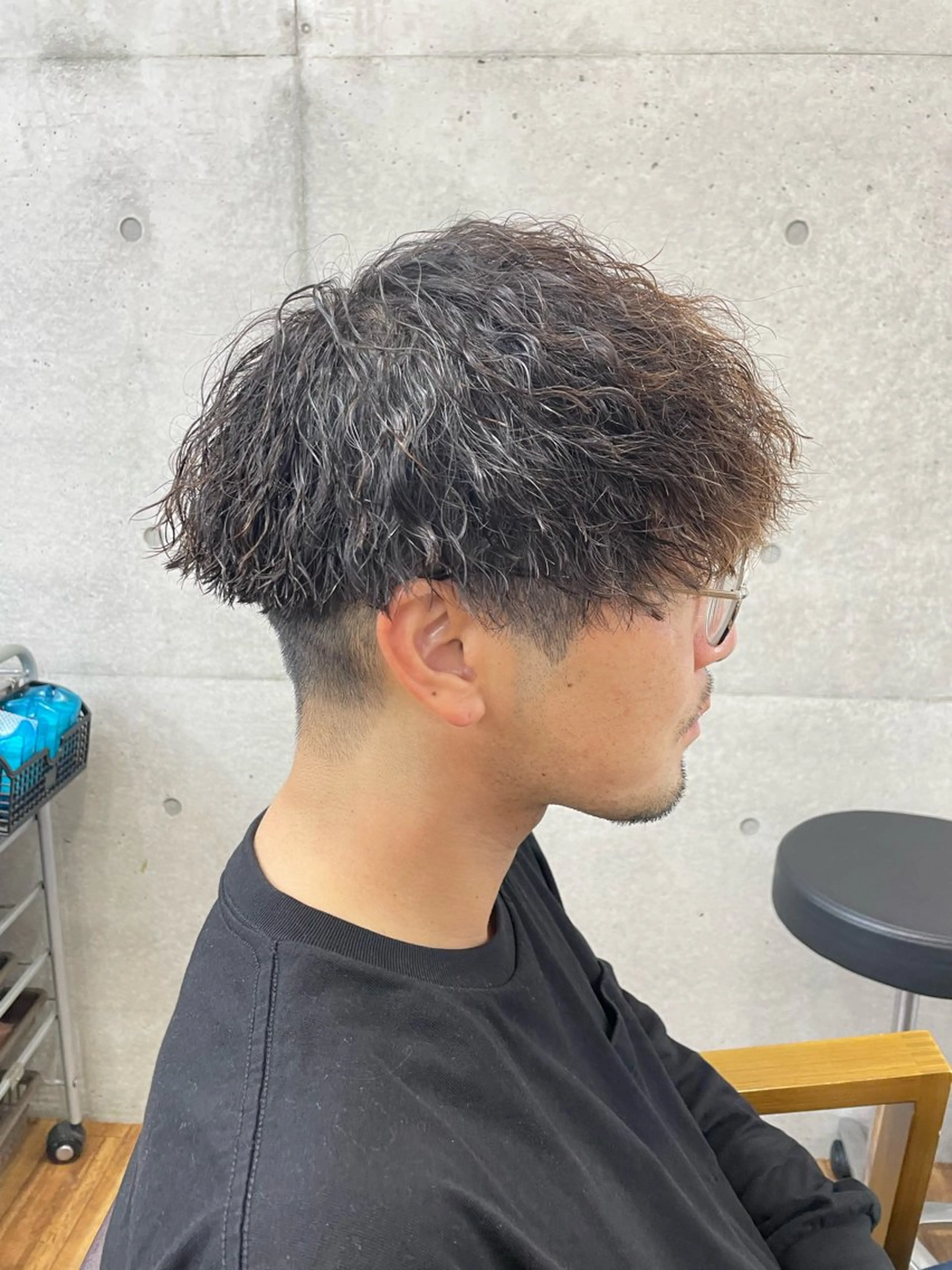 パーマ メンズ マッシュ メンズパーマ ツイストスパイラルパーマ スパイラルパーマ RITSUKI横浜 メンズ特化😎のヘアスタイル