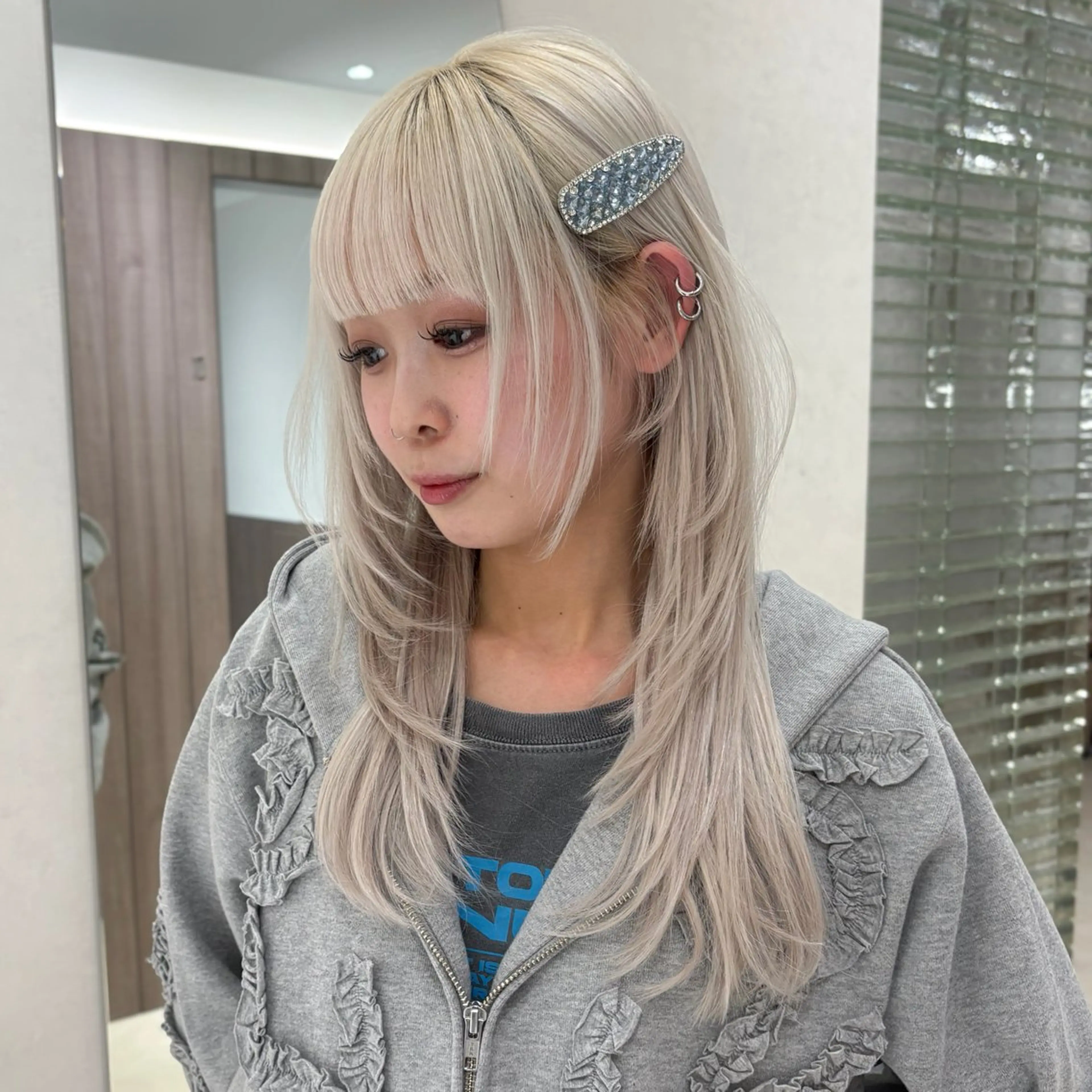 ロング レイヤー/柔らか 透明感カラー/ゆきなのヘアスタイル