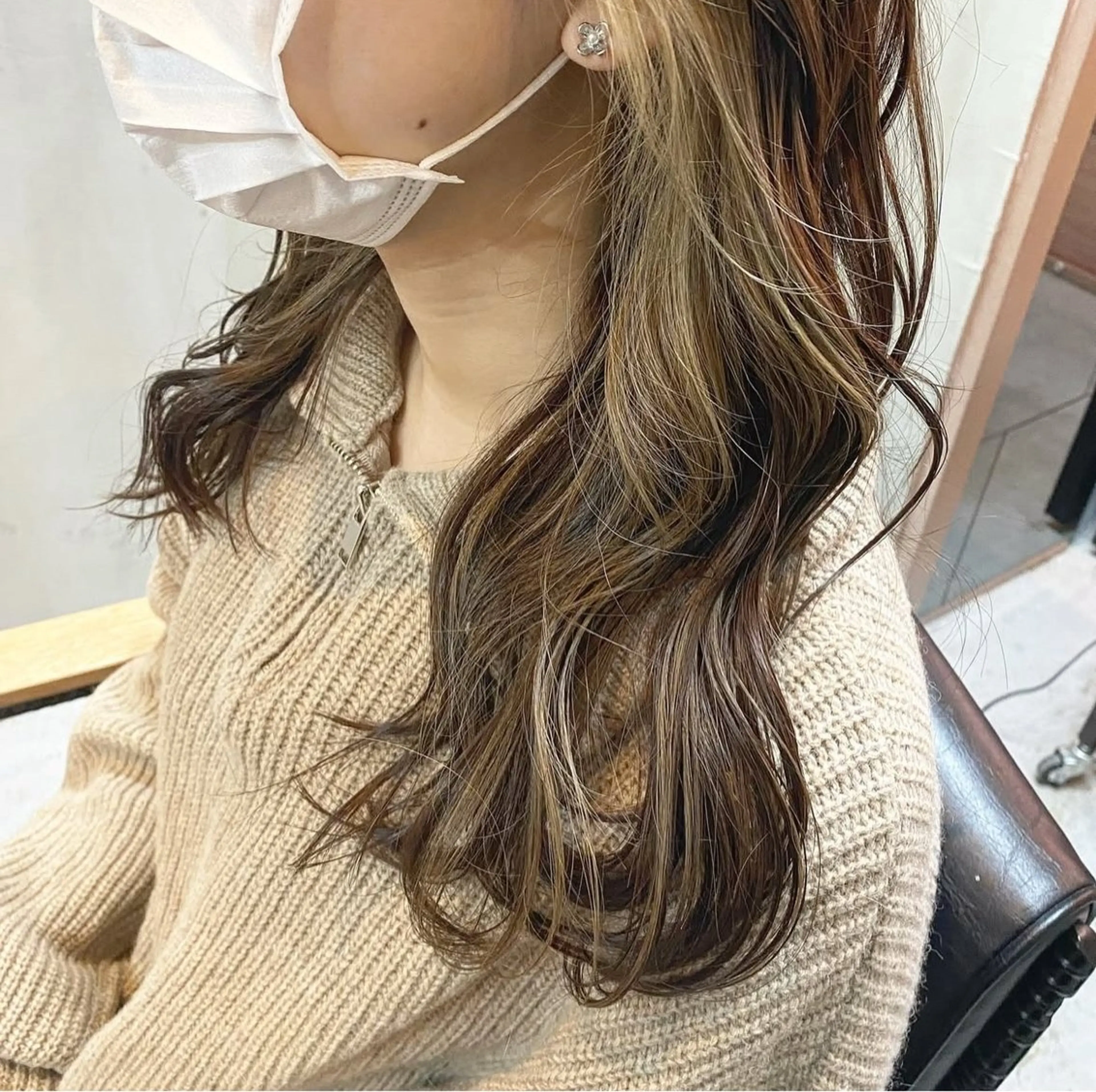 ロング カット ヘアカラー 透明感カラー/ レイヤー/REIKAのヘアスタイル