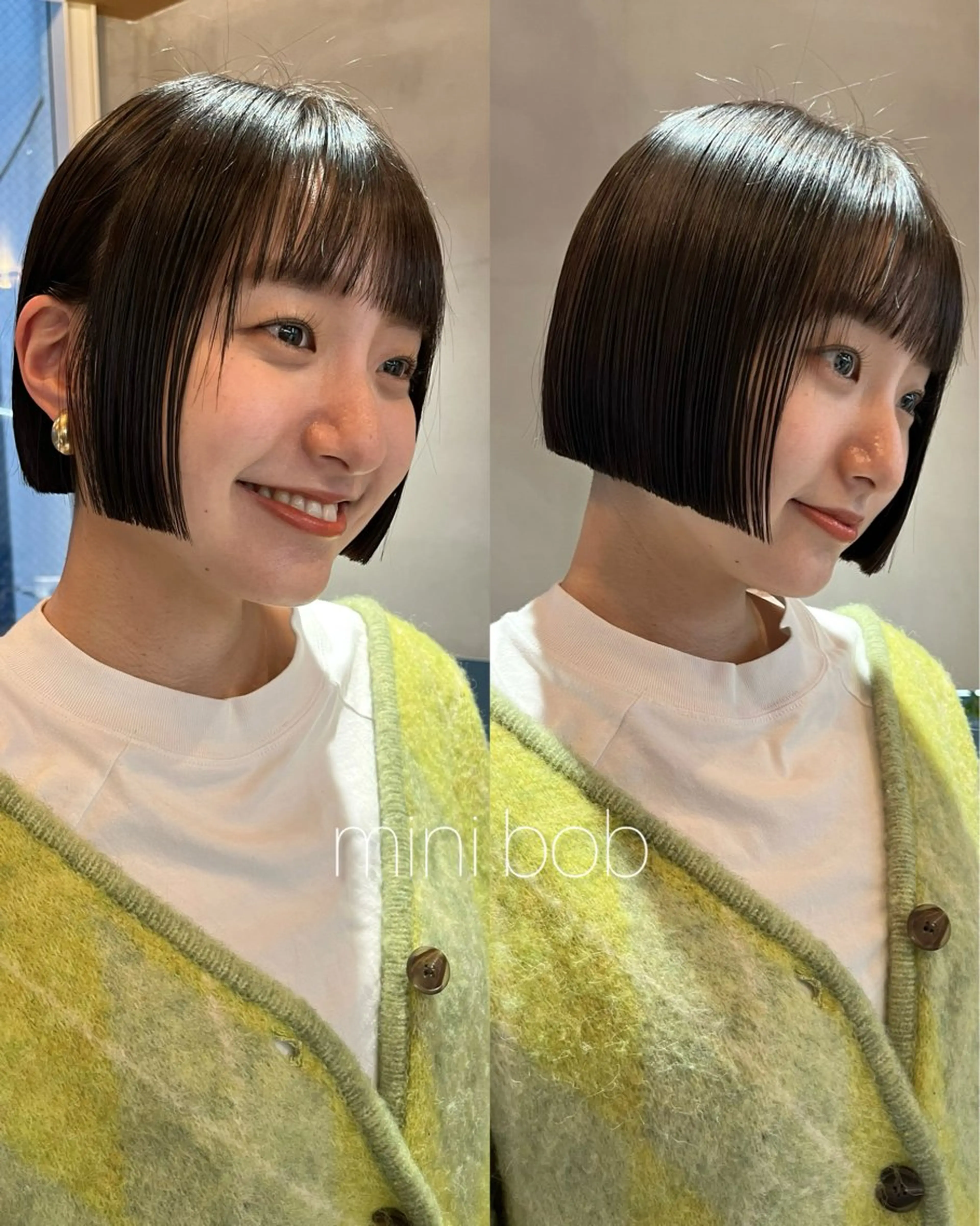 ショート カラー ボブ 似合わせレディース/ メンズ/あゆかのヘアスタイル