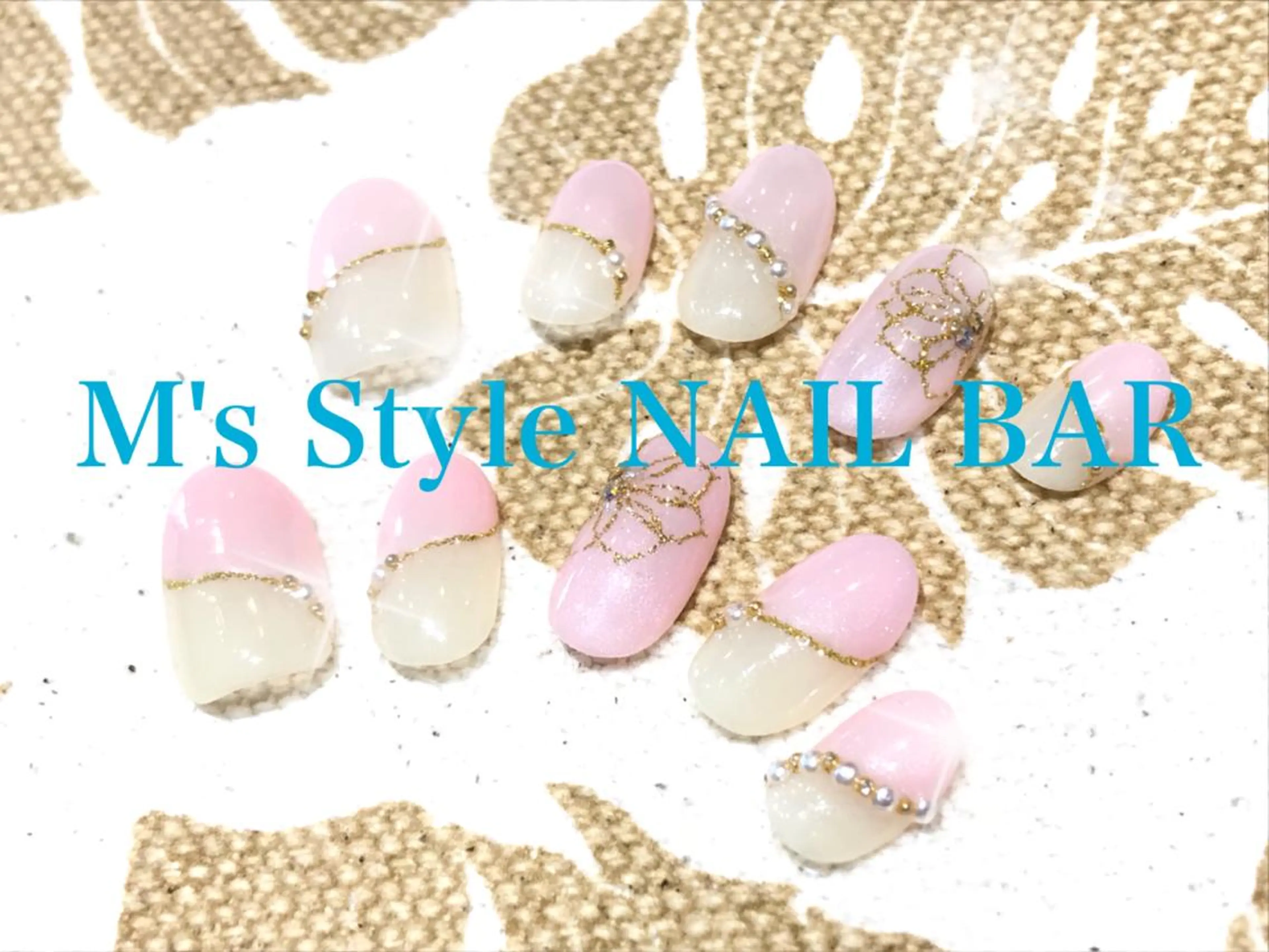 ネイル ピンク ネイルチップ ハンドネイル M's Style NAIL BARのネイルデザイン