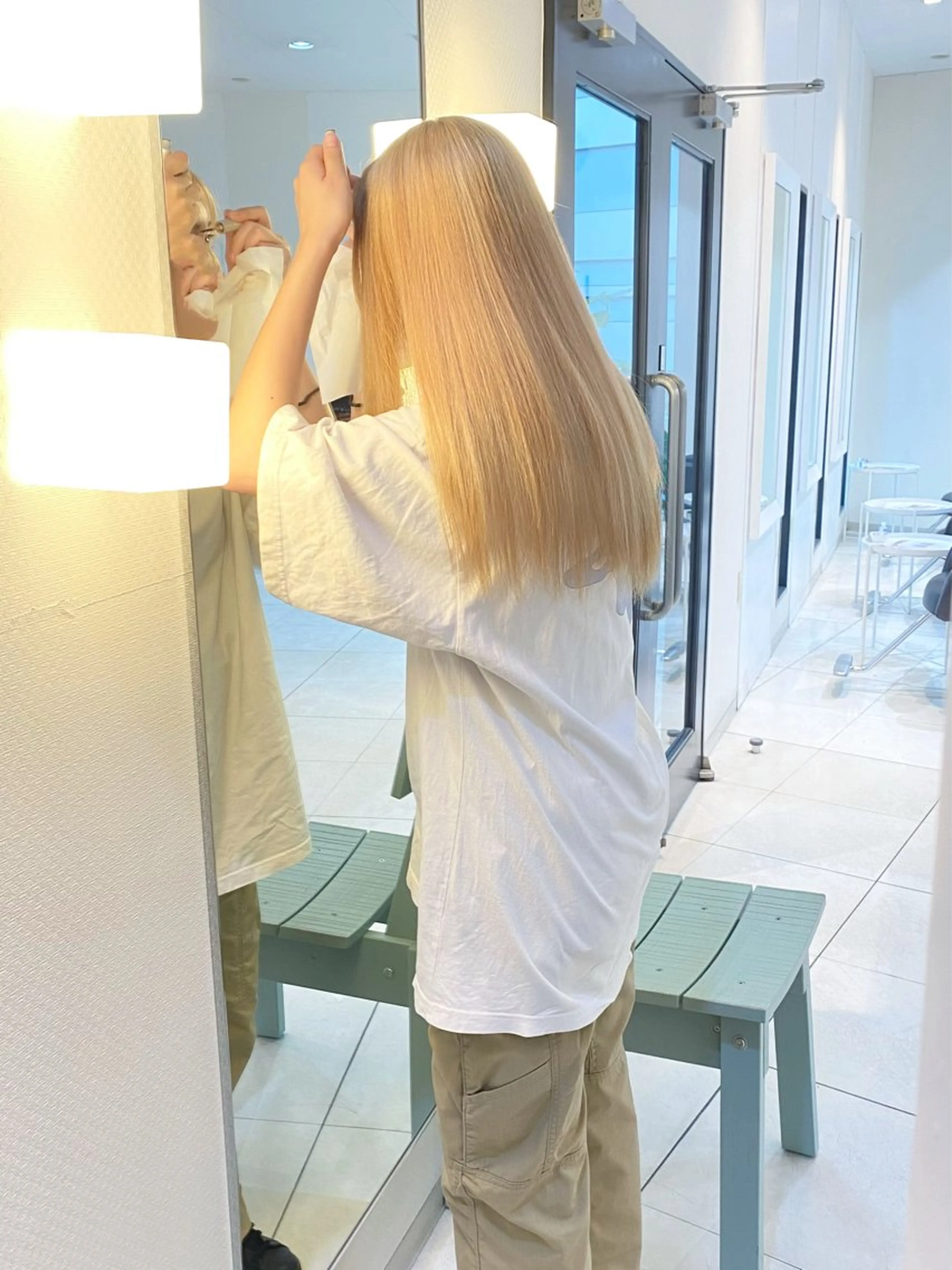 ロング カラー カット ヘアカラー トリートメント mai / linoah˚✧のヘアスタイル