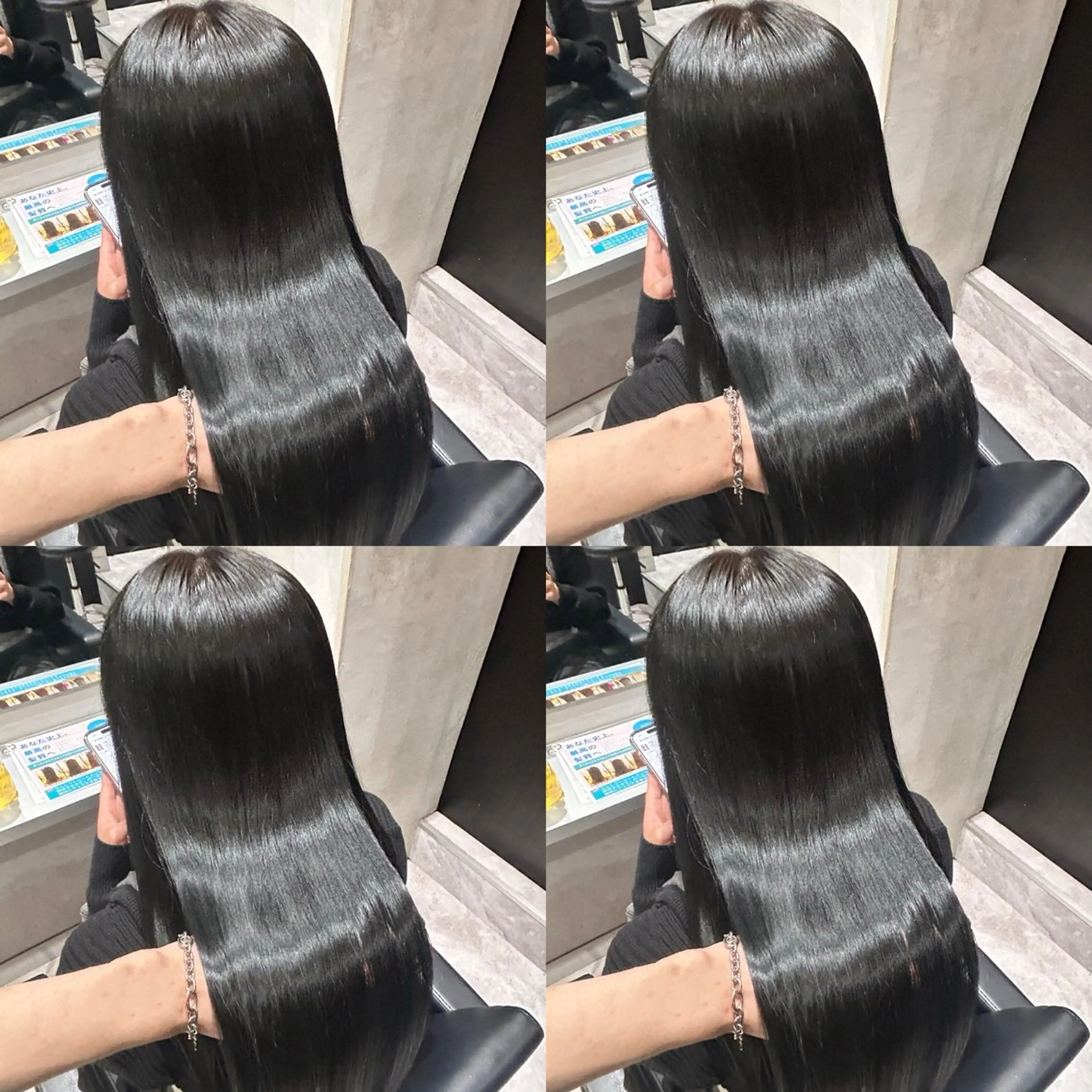 ロング カラー ヘアカラー トリートメント 艶髪×透明感カラー ののかのヘアスタイル