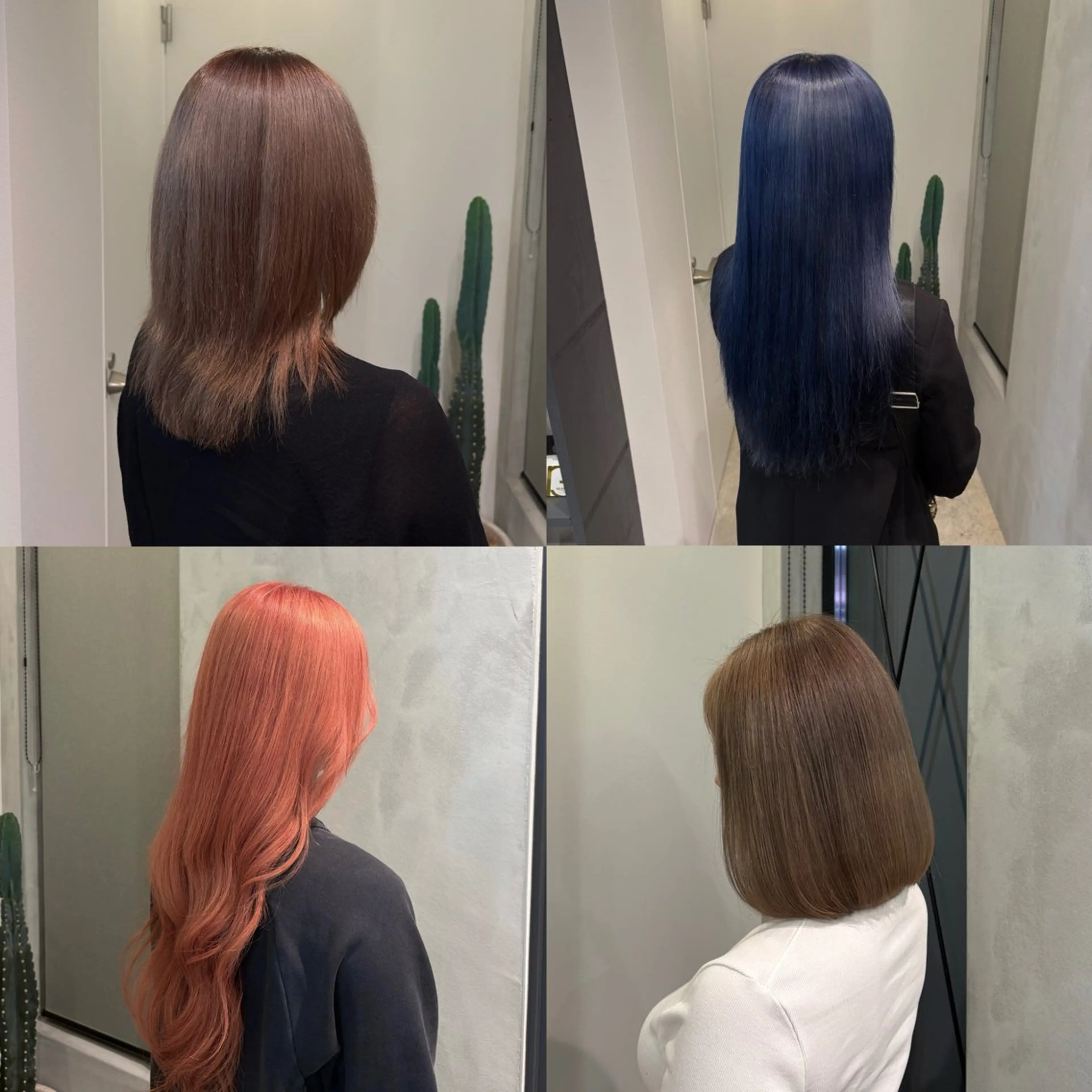 カラー ブリーチ 宮島 華湖のヘアスタイル