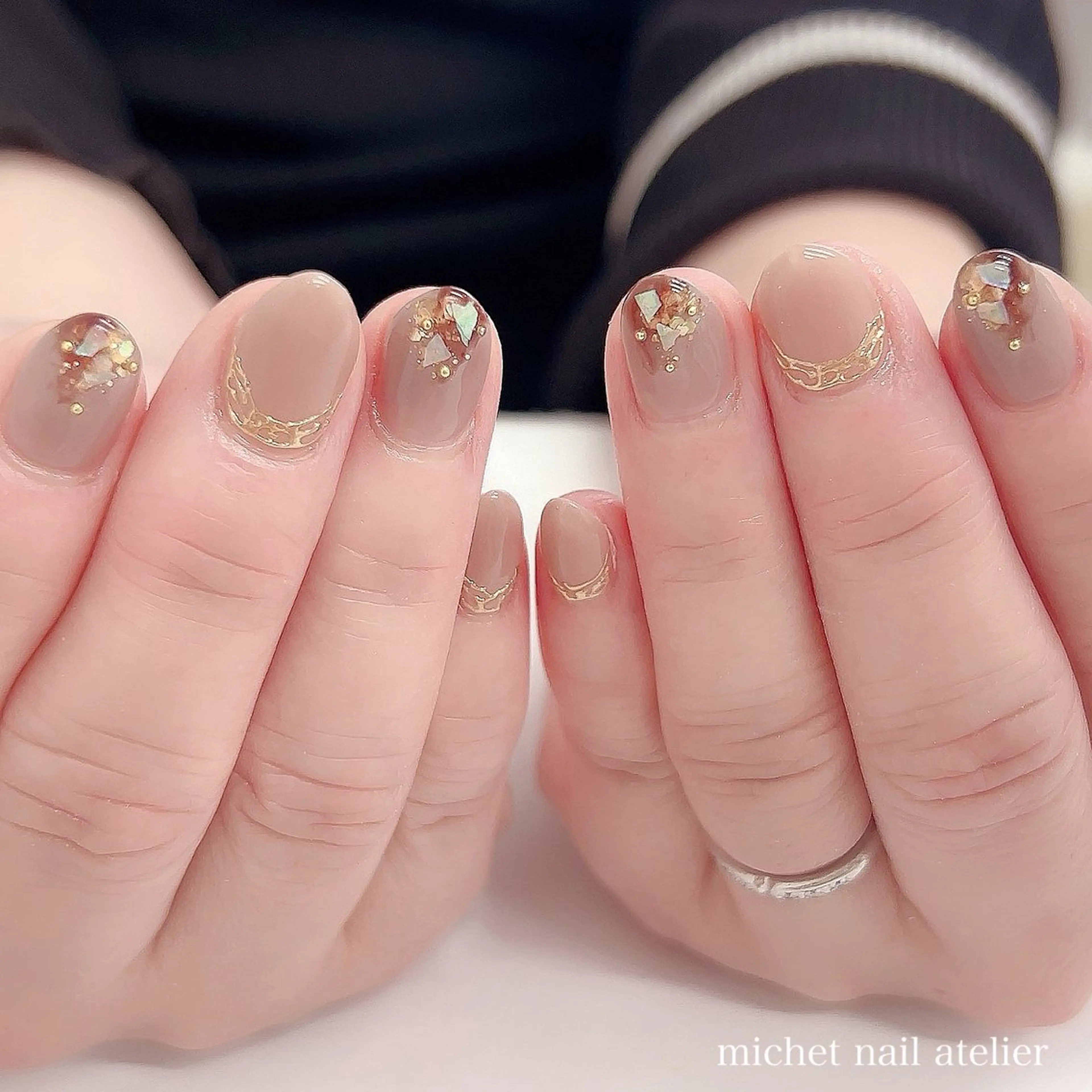 ネイル アートネイル ジェルネイル ミラーネイル ニュアンスネイル ワンカラーネイル ハンドネイル h. rikaのネイルデザイン