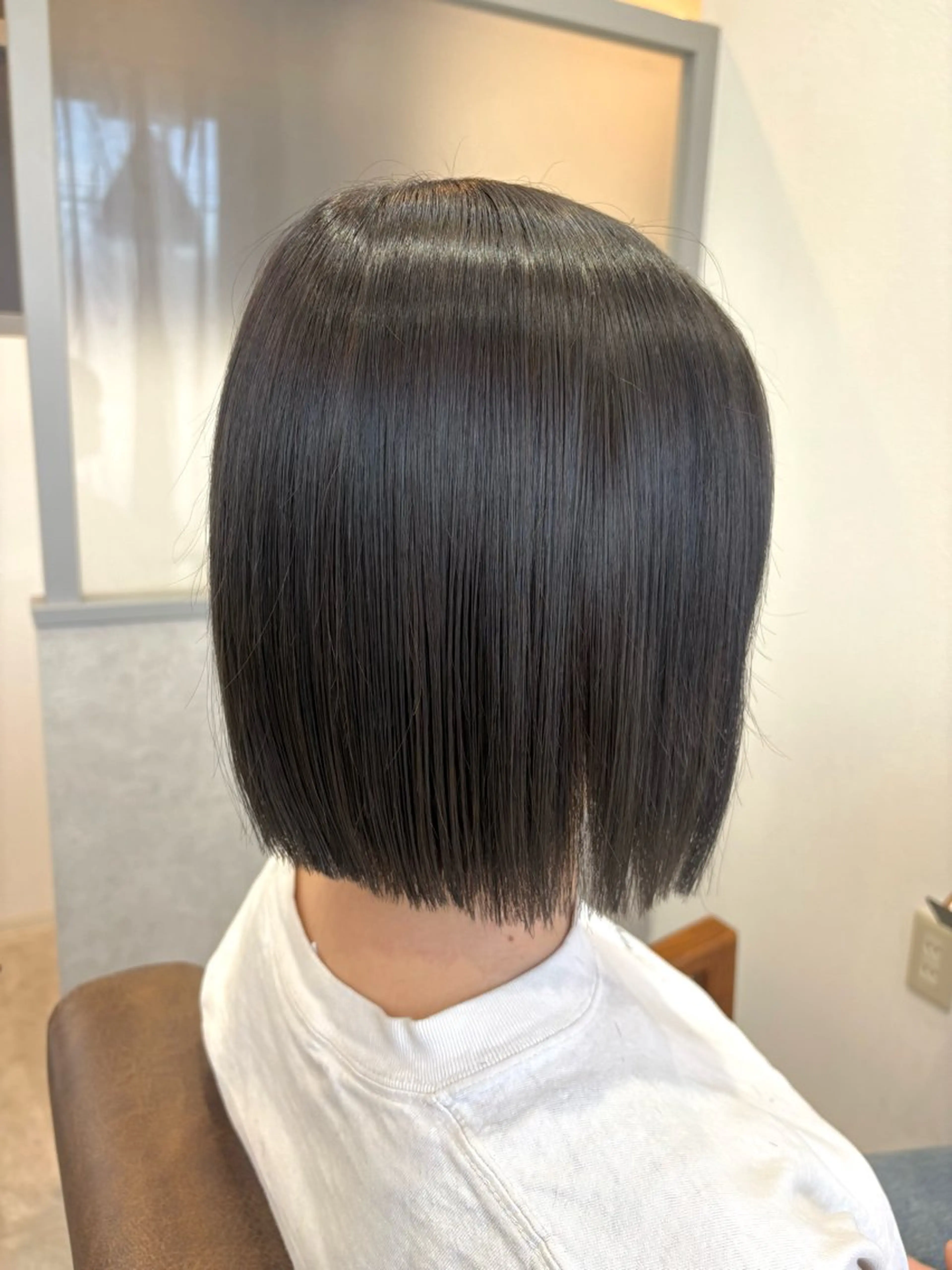 ショート カラー ボブ カット 暖色＊ベージュ ＊くらたあやかのヘアスタイル