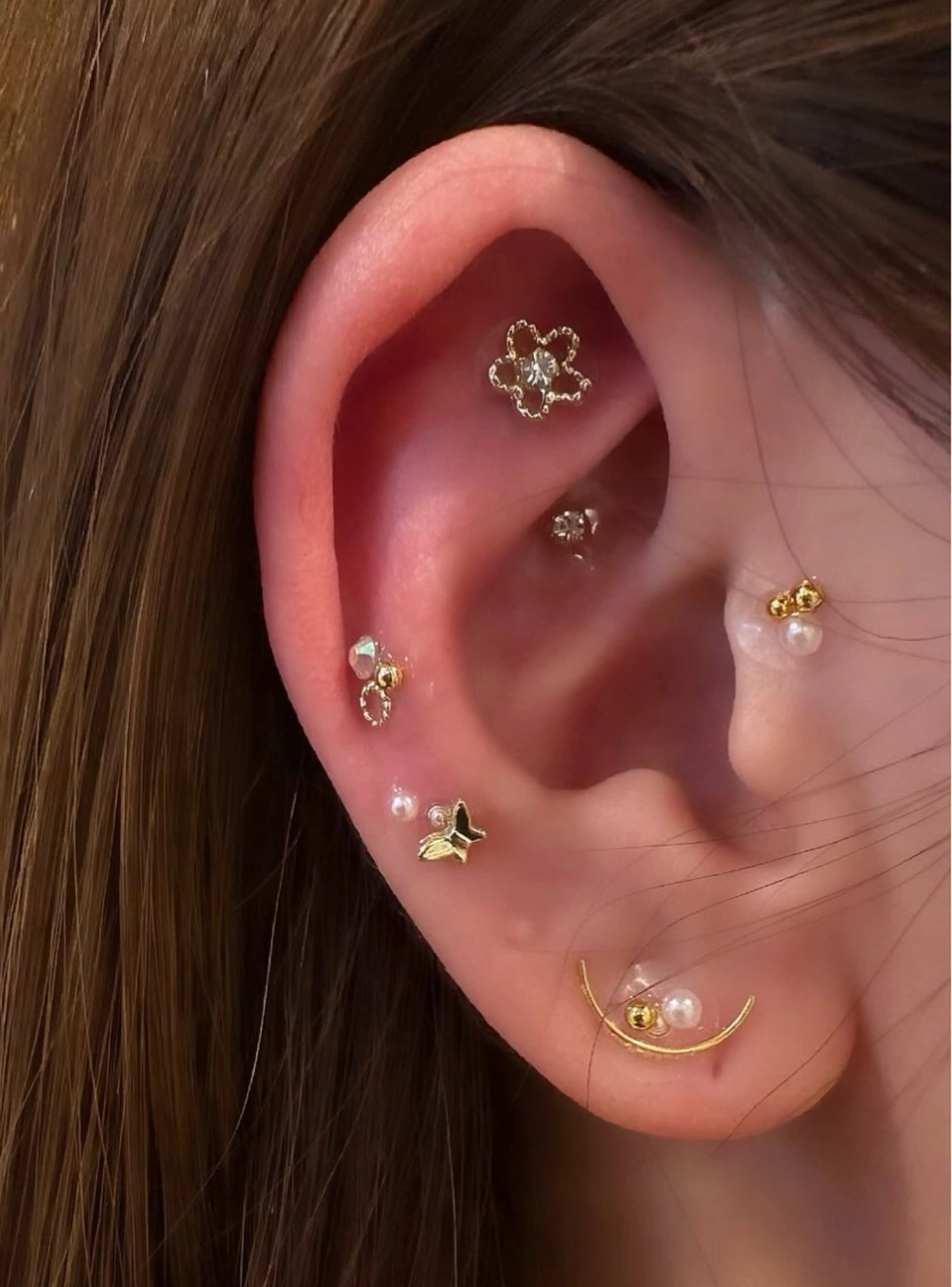 話題沸騰中✨耳つぼジュエリー💎つけ放題の写真