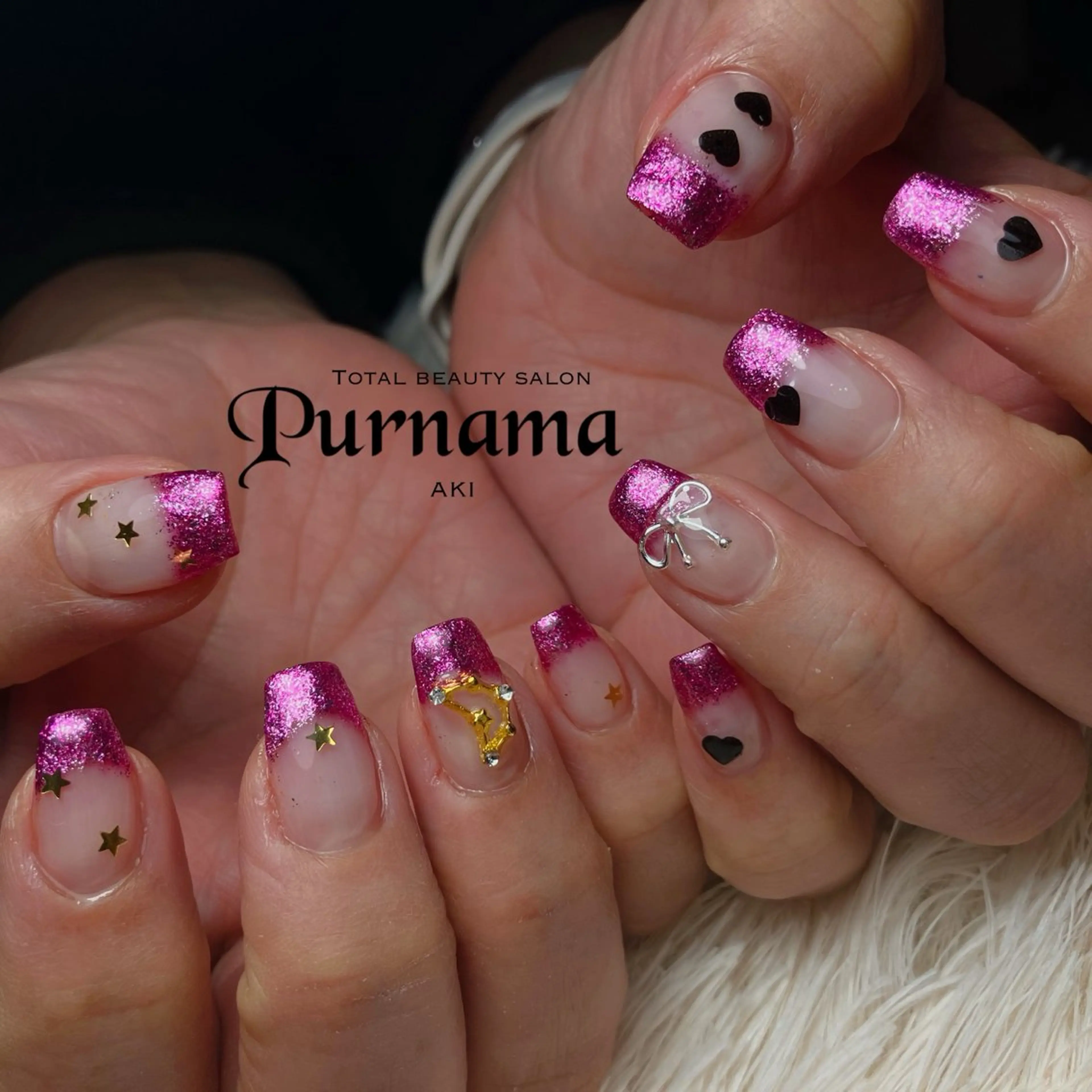 ネイル ハンドネイル Purnama あきのネイルデザイン