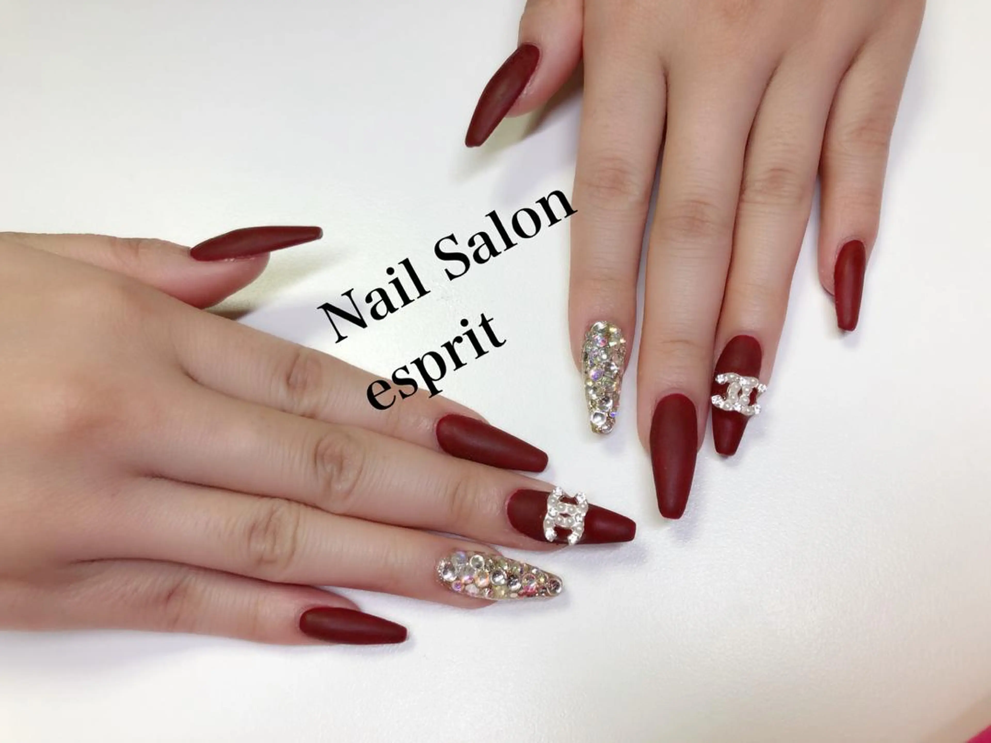 ネイル 長さ出し ラメ(グリッター) ラメグラデーション ロングネイル ワンカラーネイル ハンドネイル Nail Salon espritのネイルデザイン