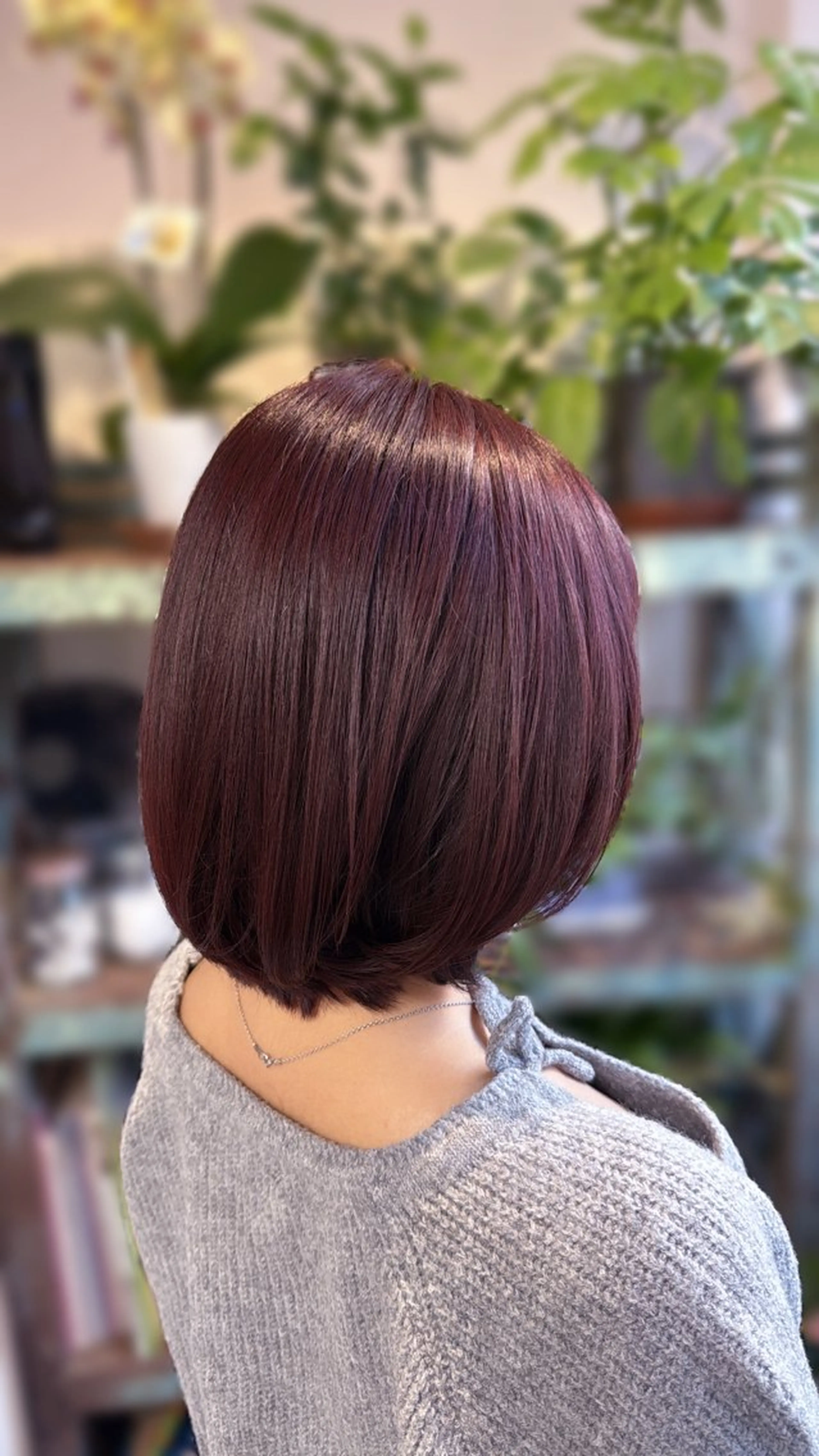 セミロング カラー カット ヘアカラー トリートメント Sakura .のヘアスタイル