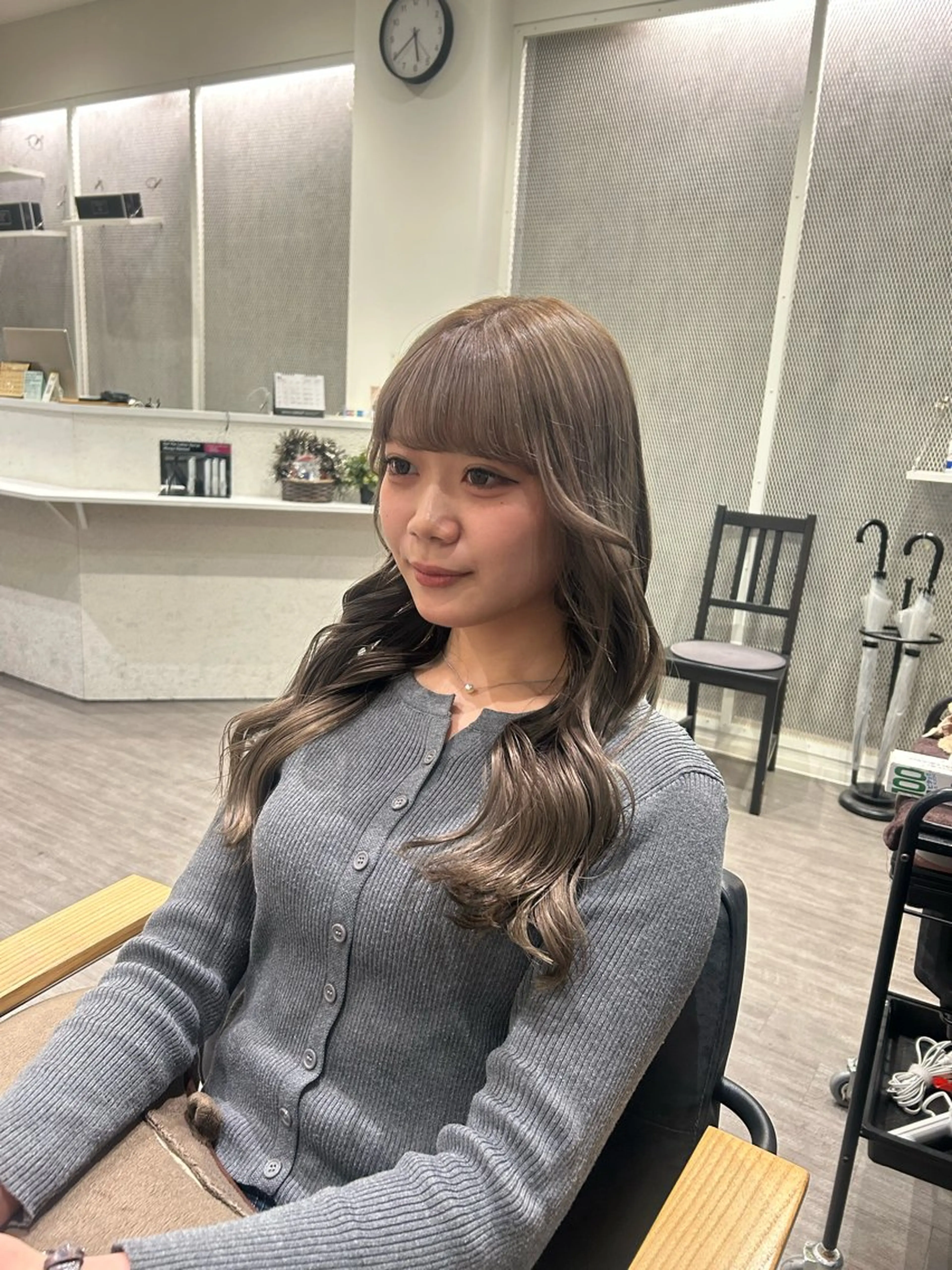 ロング カラー ヘアアレンジ ベージュカラー ブラウンカラー ブラウンベージュ cocotte 💟草間紫音💟のヘアスタイル