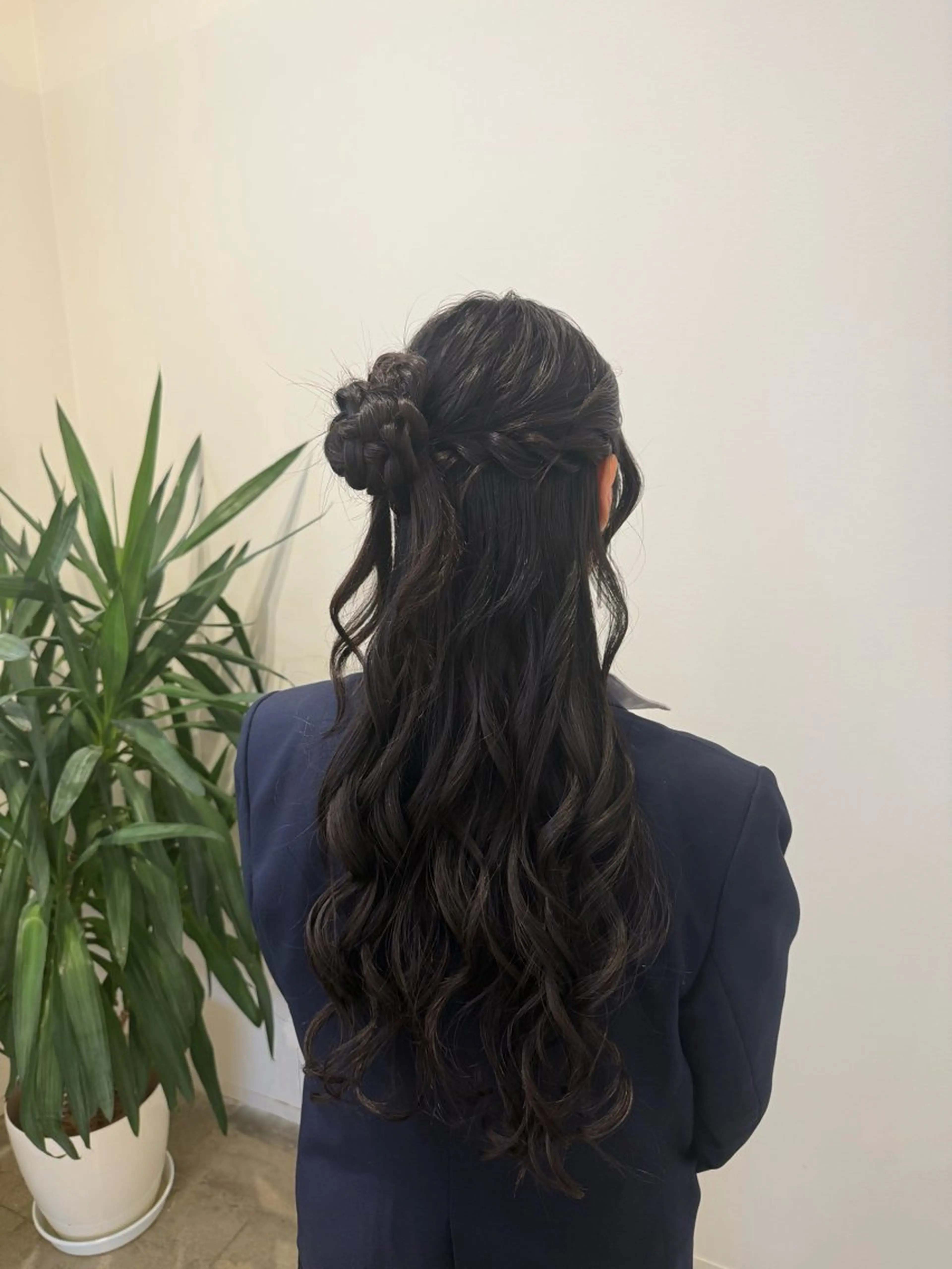 ロング ヘアアレンジ ヘアセット 吉川 莉央のヘアスタイル