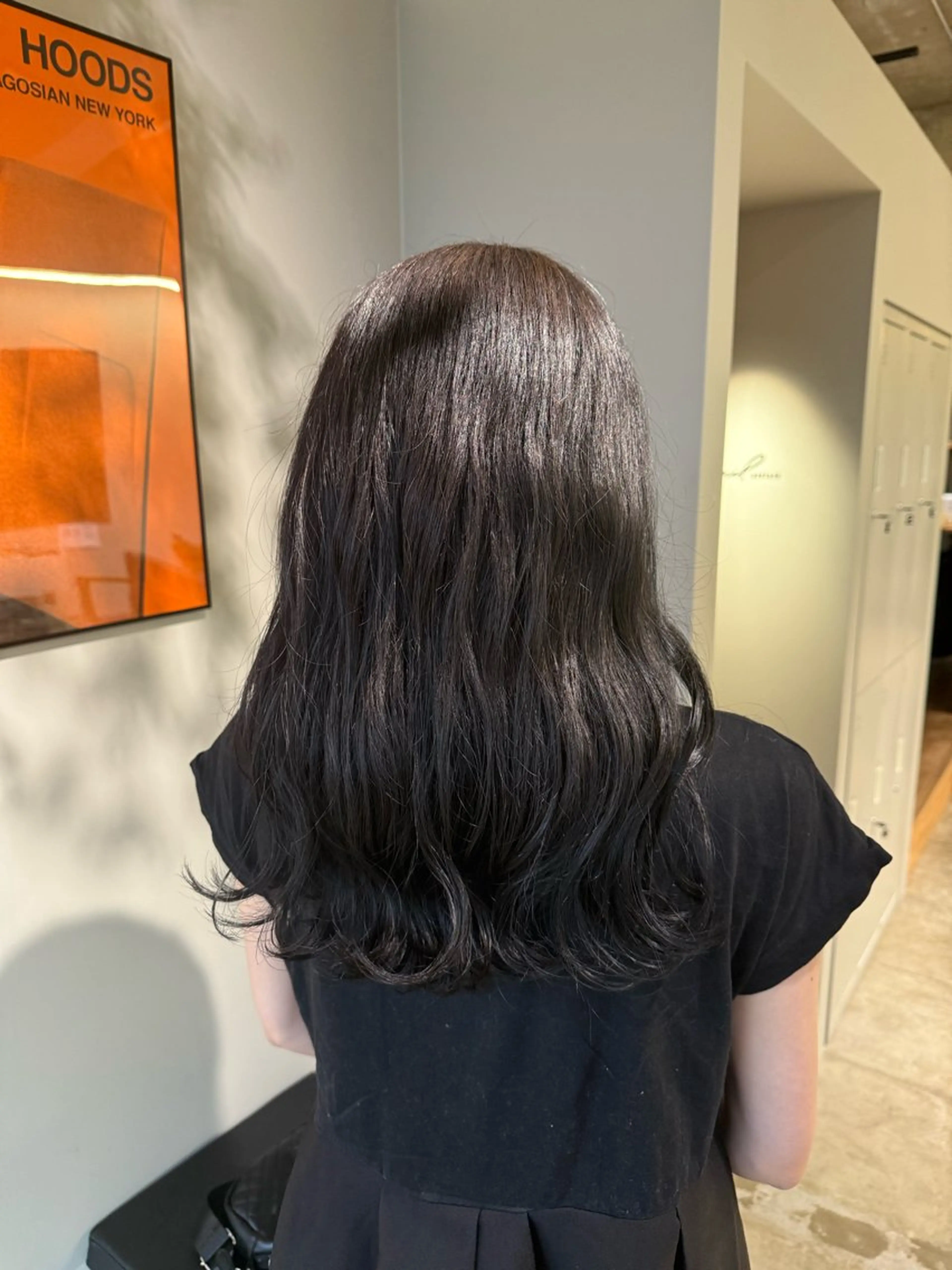 ロング 安藤 里奈のヘアスタイル