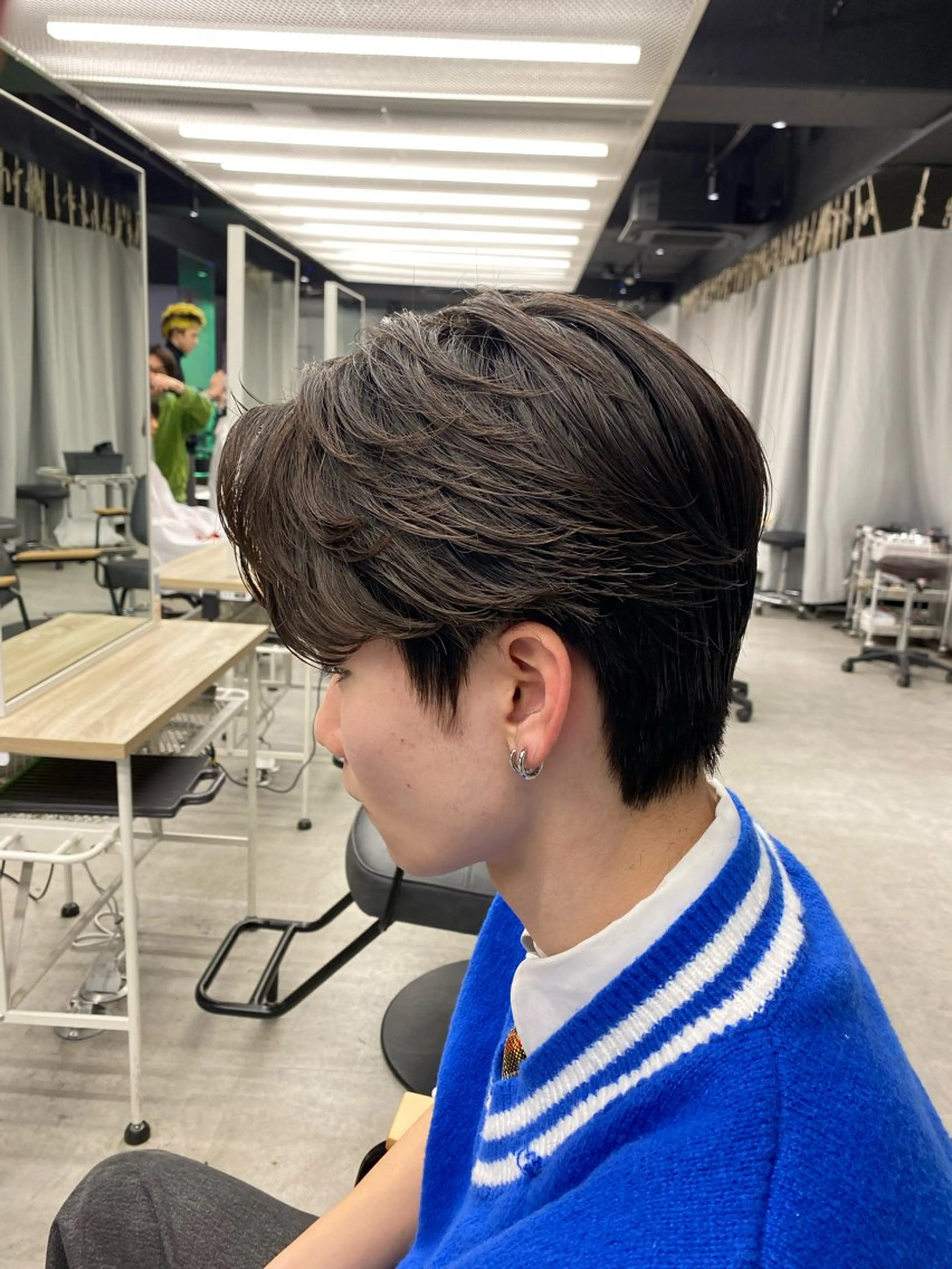 カット+ダウンパーマの写真