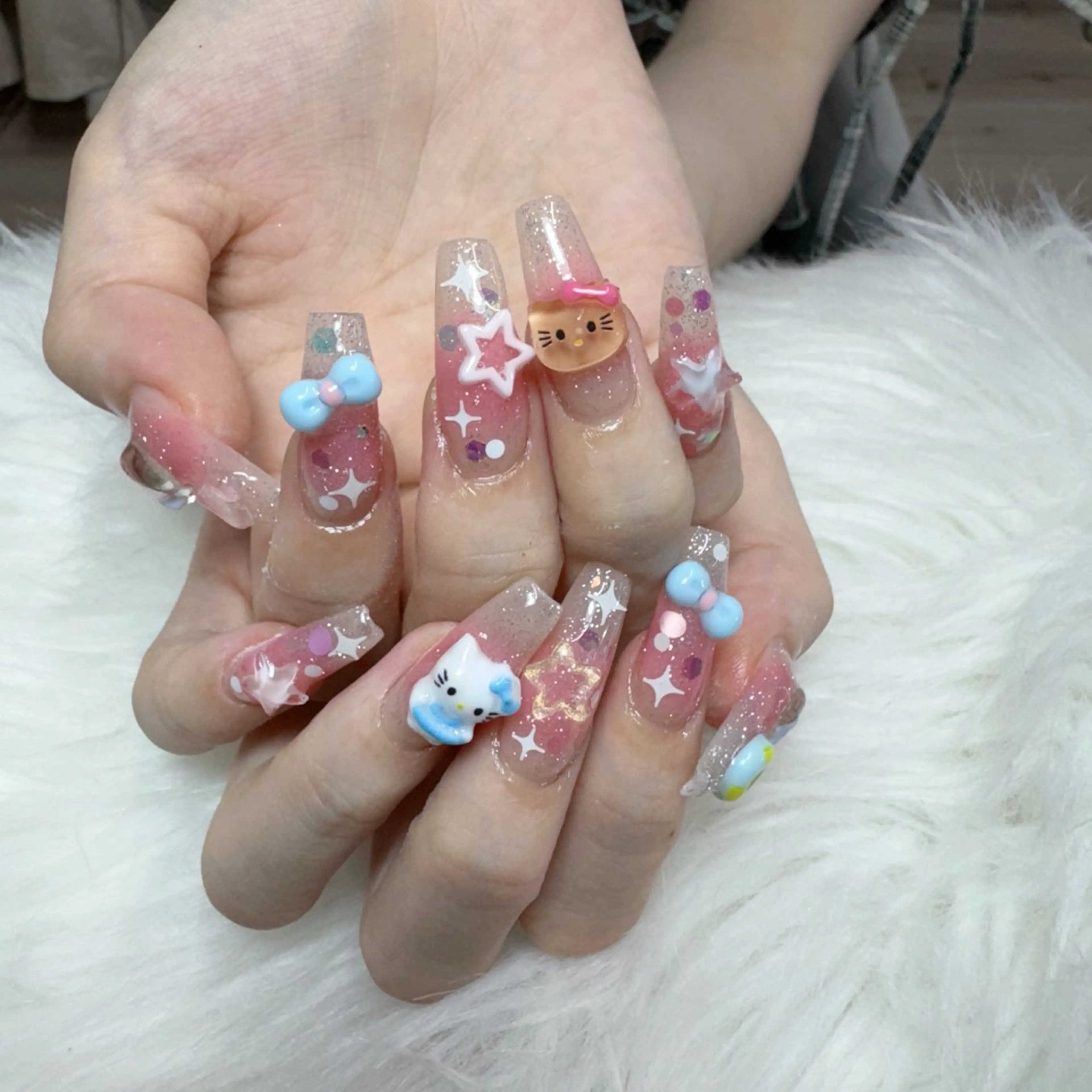 ネイル ハンドネイル 🎀nana🫧 ワンホンネイル🎀のネイルデザイン