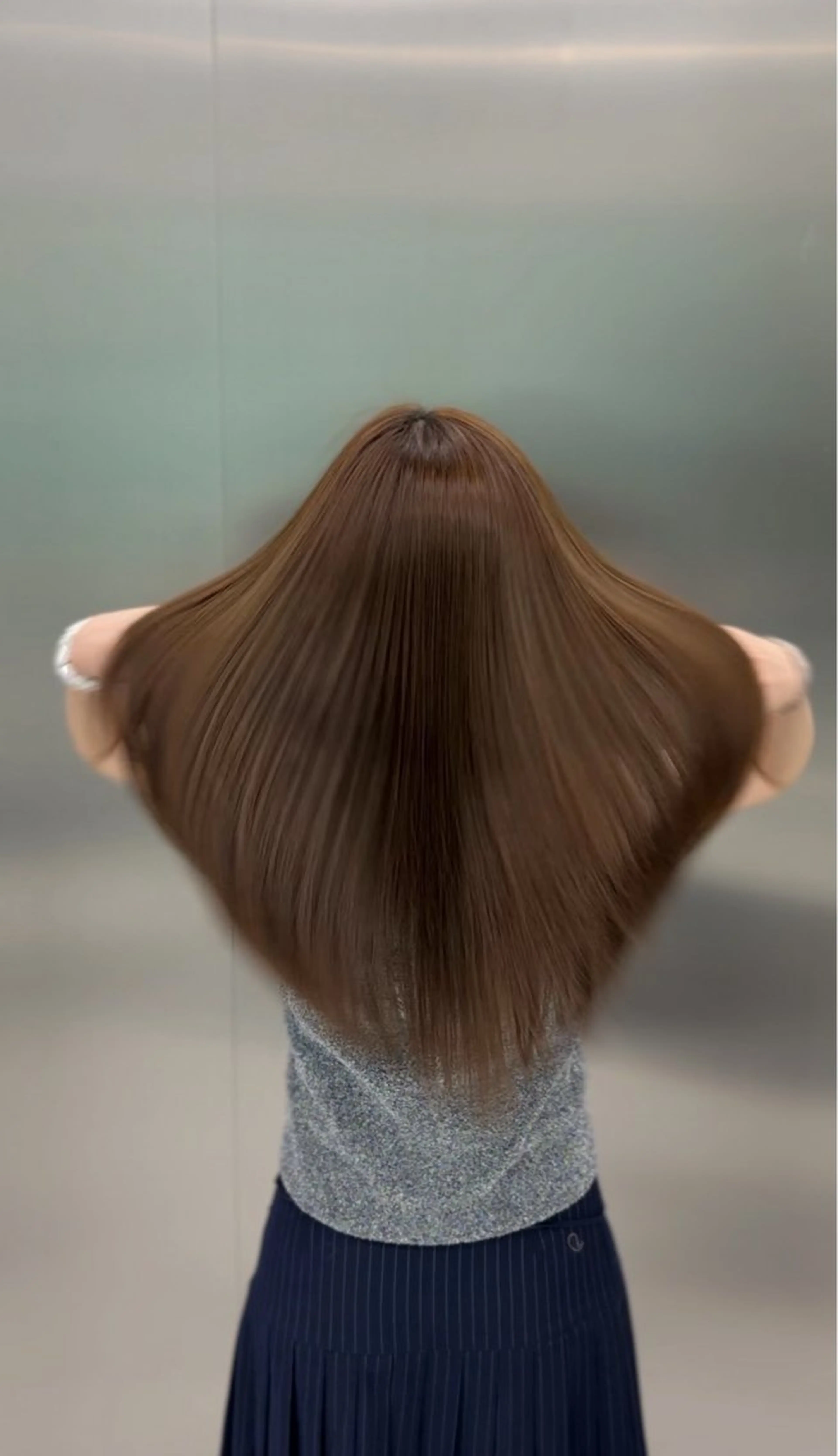 セミロング 縮毛矯正特化 髪質改善辻良輝のヘアスタイル