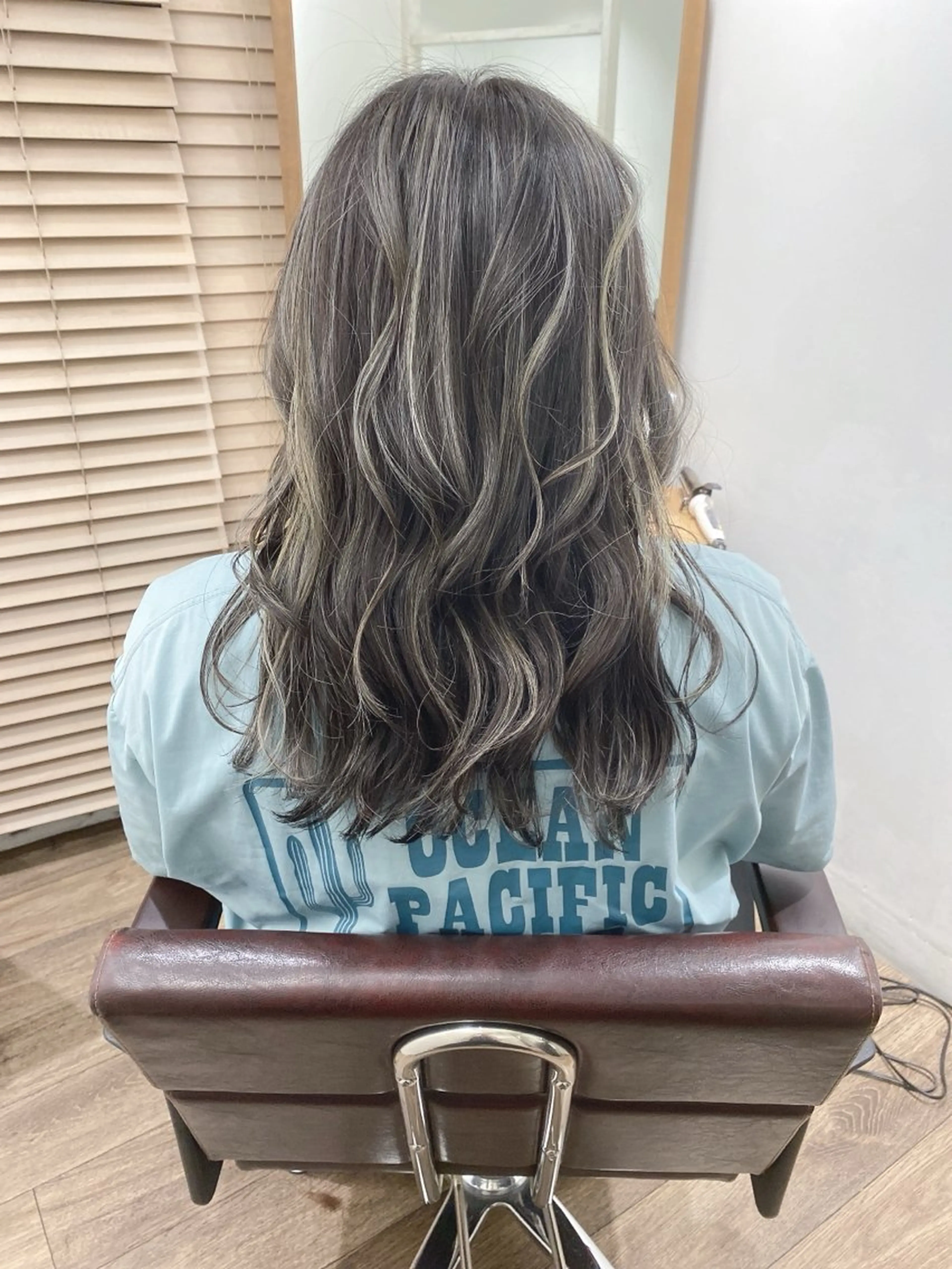 ロング カラー ヘアカラー トリートメント ハイライト⭐️上野 高広のヘアスタイル