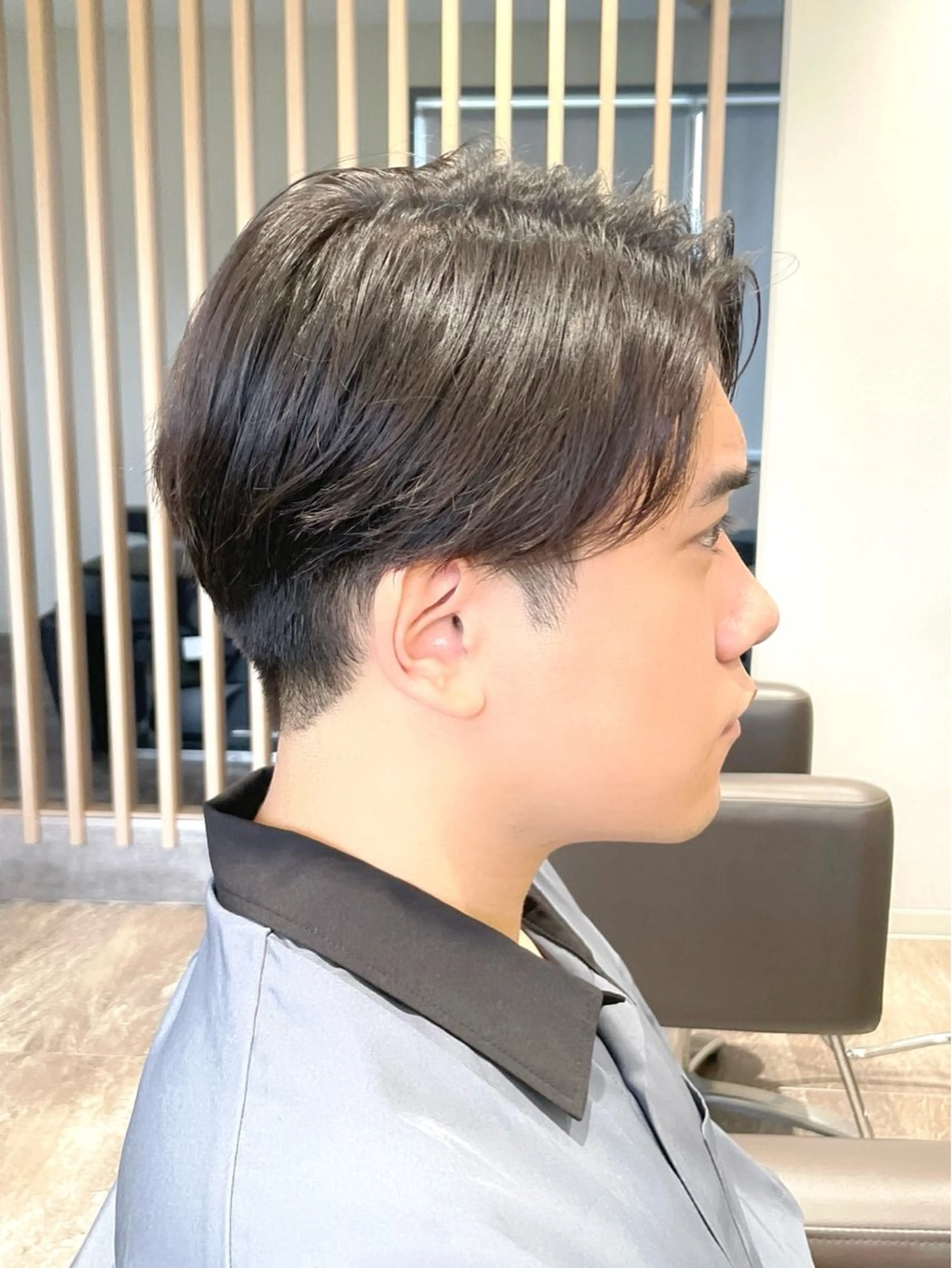 メンズ メンズパーマ カット パーマ 匠メンズショート✖️ アップバングNoroのヘアスタイル